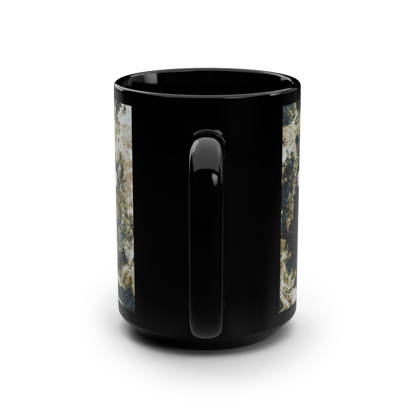 Behold, I Make All Things New | Revelation 21:5 | Cosmic Textured Orthodox Cross | Parousia | Orthodox Christian Black Mug