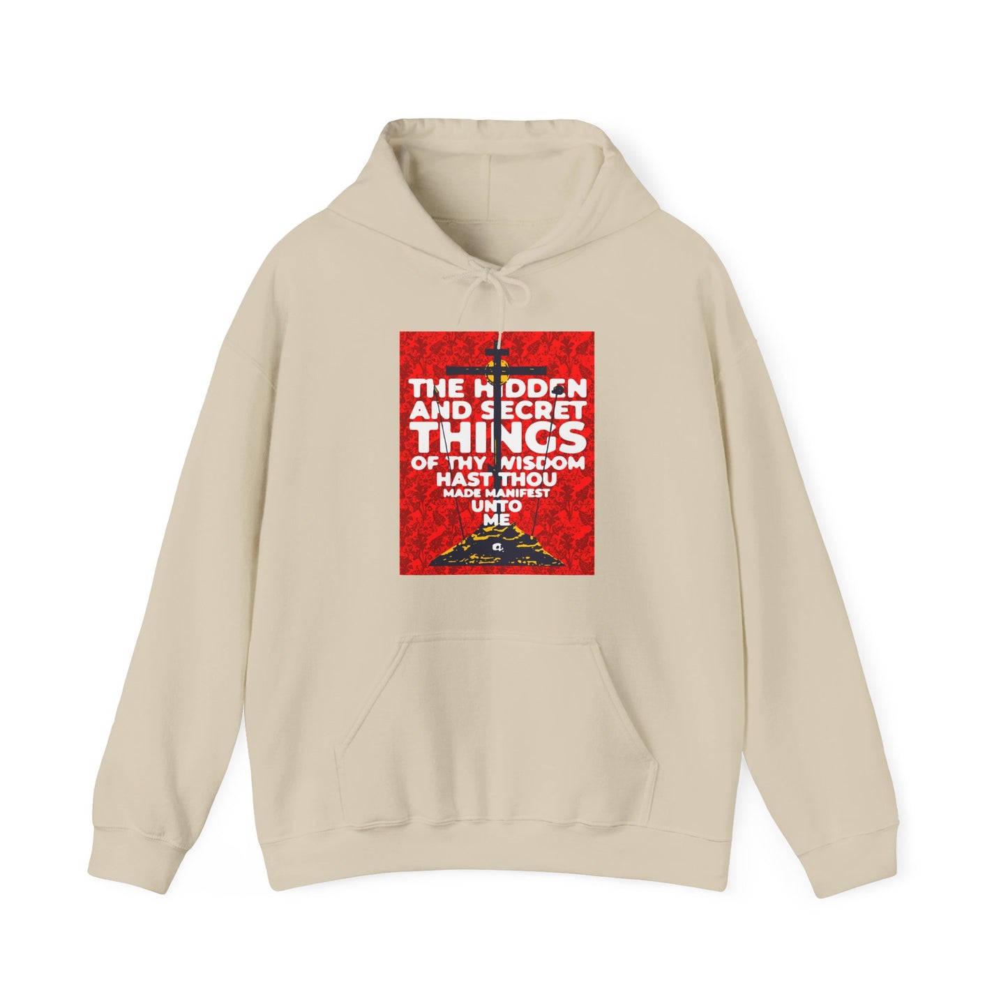The Hidden and Secret Things of Thy Wisdom (Psalm 50/51) | Golgotha Cross | Skull of Adam | Orthodox Christian Hoodie