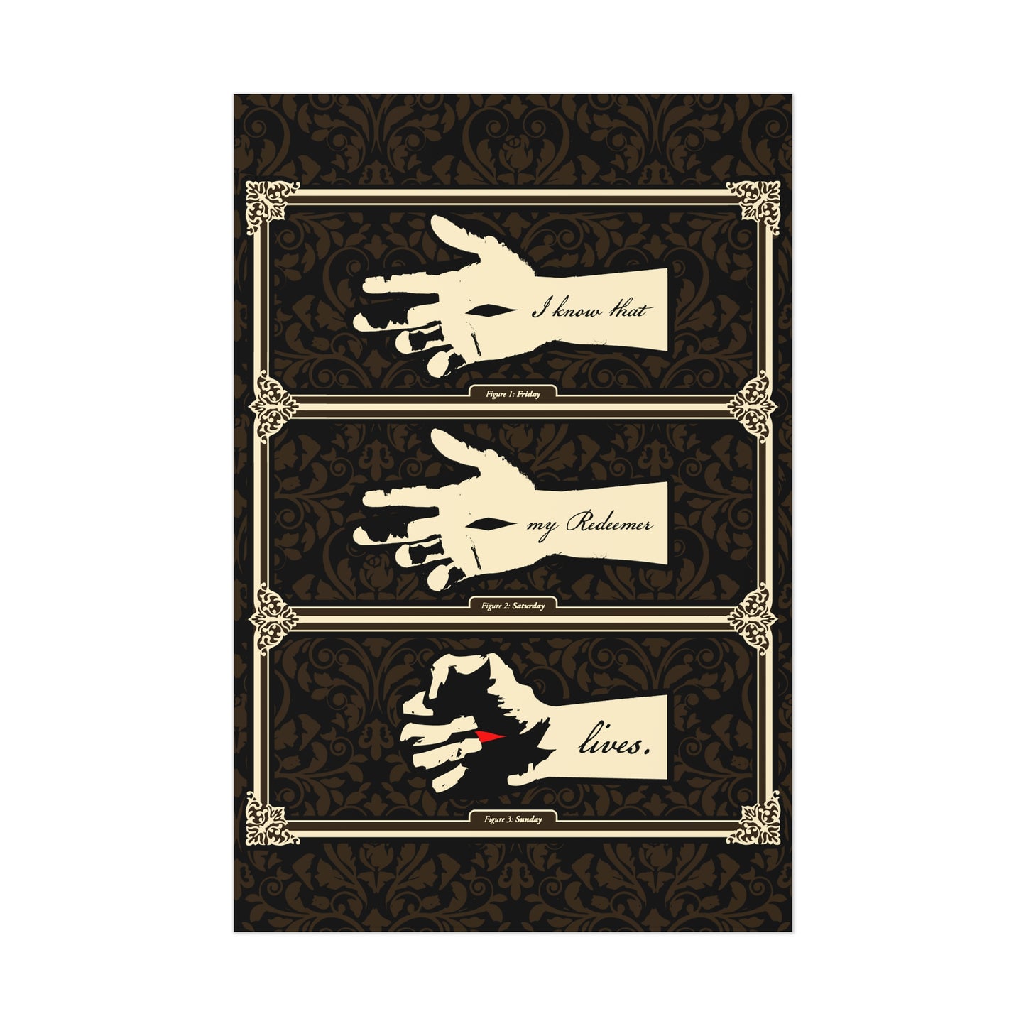 I Know That My Redeemer Lives (Job 19:25) No. 1 | Orthodox Christian Art Poster