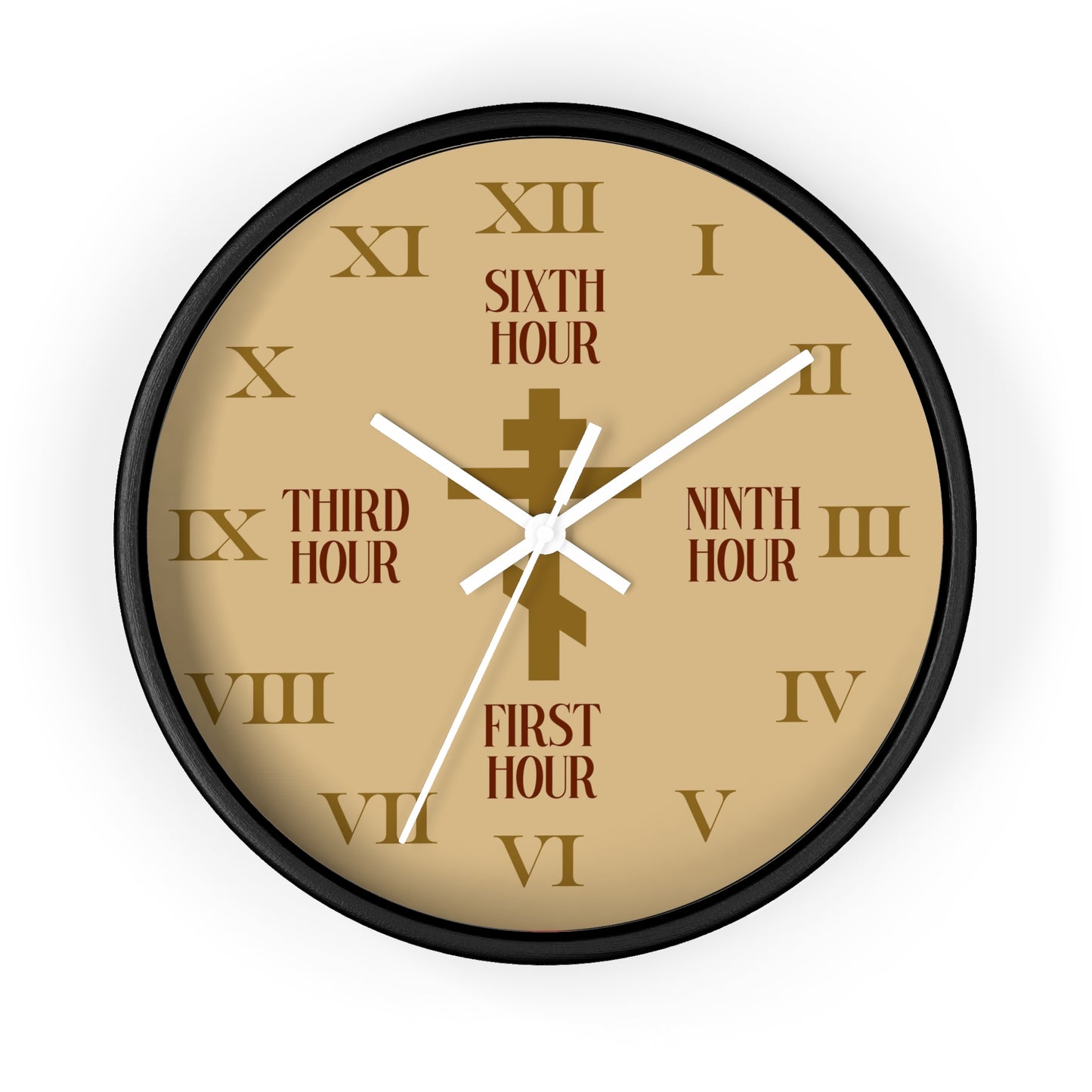 Liturgical Hours Wall Clock No. 2