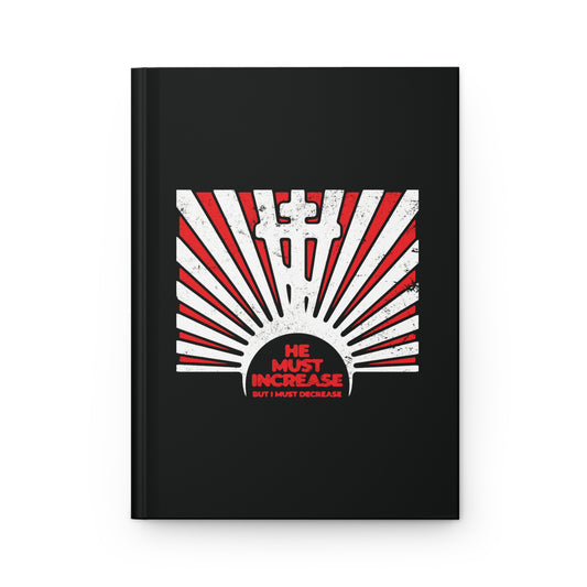 He Must Increase, but I Must Decrease No. 2 | Orthodox Christian Accessory | Hardcover Journal