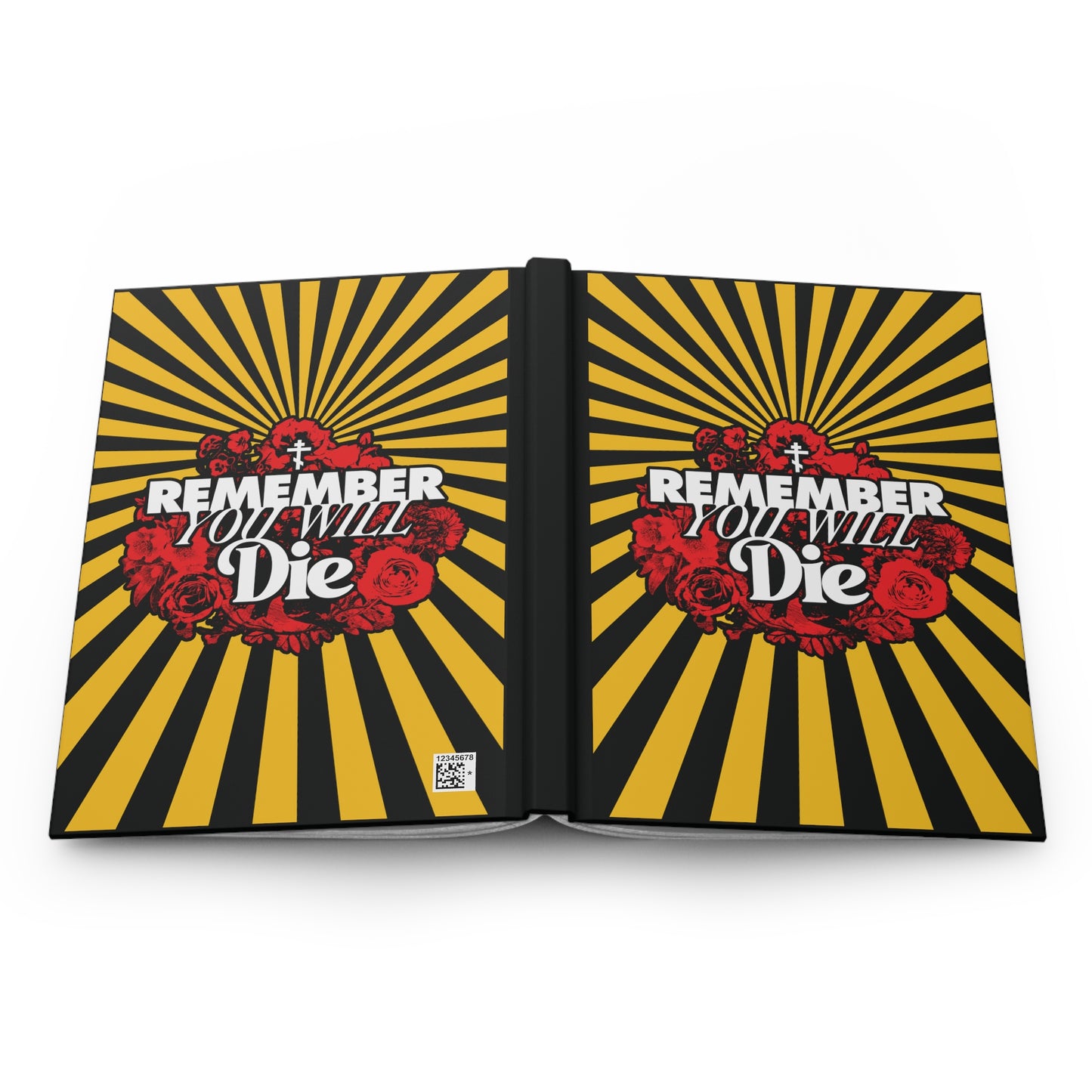 Remember You Will Die Floral Design No. 2 | Orthodox Christian Accessory | Hardcover Journal