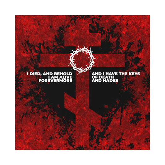 I Am Alive Forevermore No. 2 | Orthodox Christian Art Poster