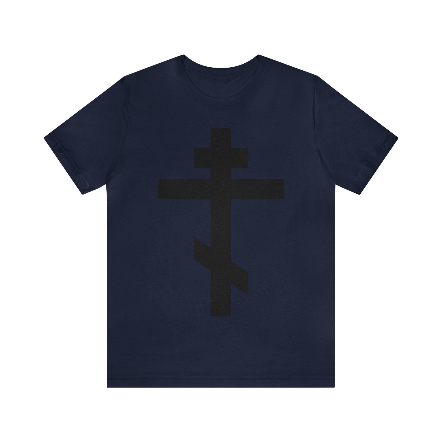 Simple Orthodox Cross (Black) No. 1 | Orthodox Christian T-Shirt