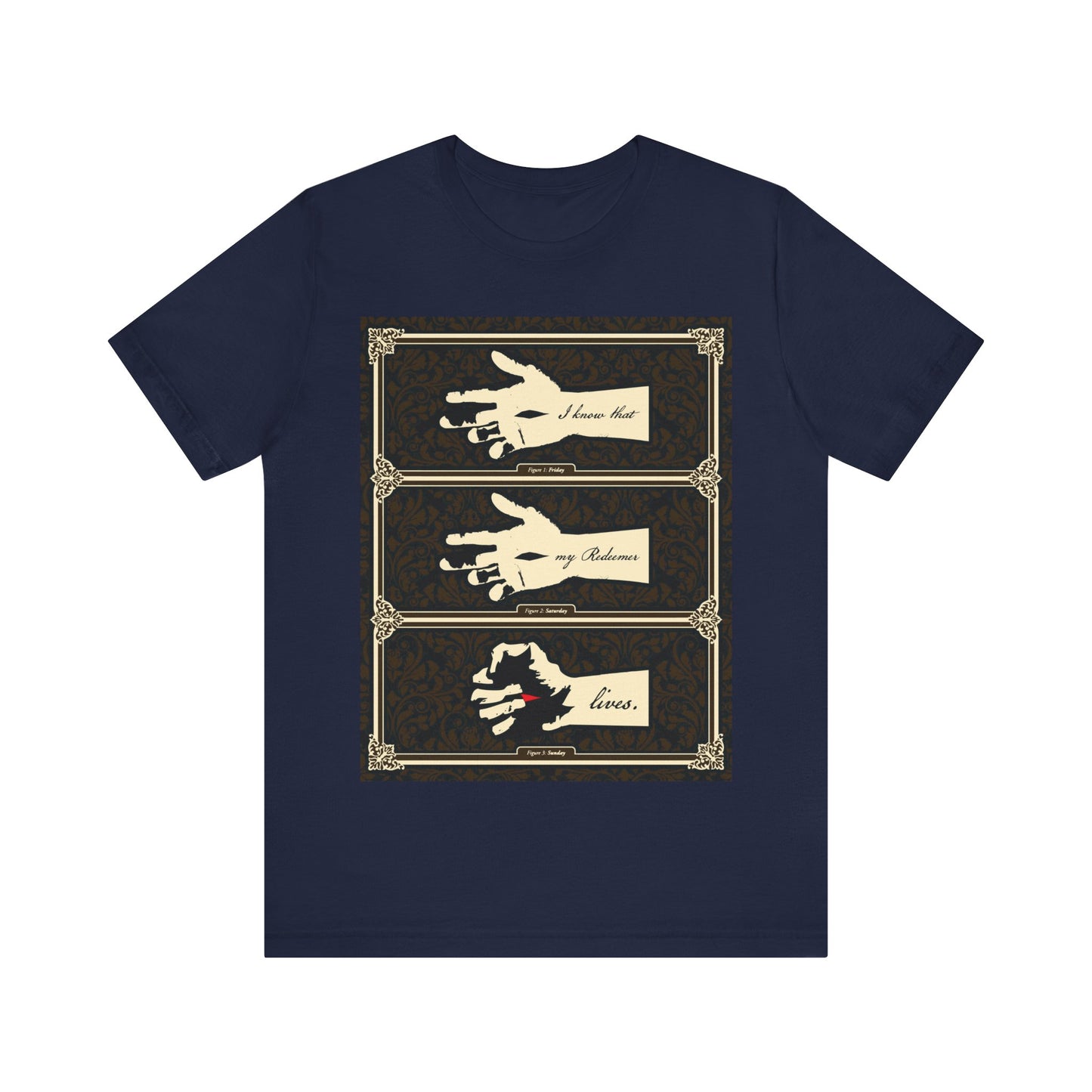 I Know That My Redeemer Lives (Job 19:25) No. 1 | Orthodox Christian T-Shirt