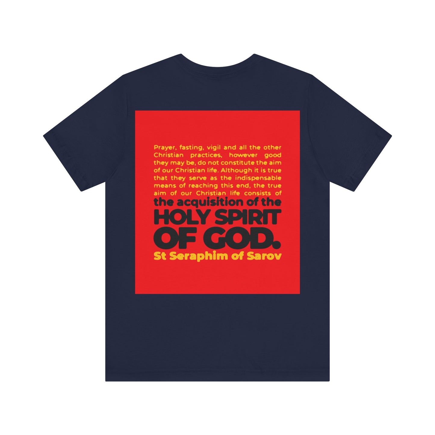 Acquisition of the Holy Spirit (St Seraphim of Sarov) No. 1 | Orthodox Christian Double-Sided T-Shirt
