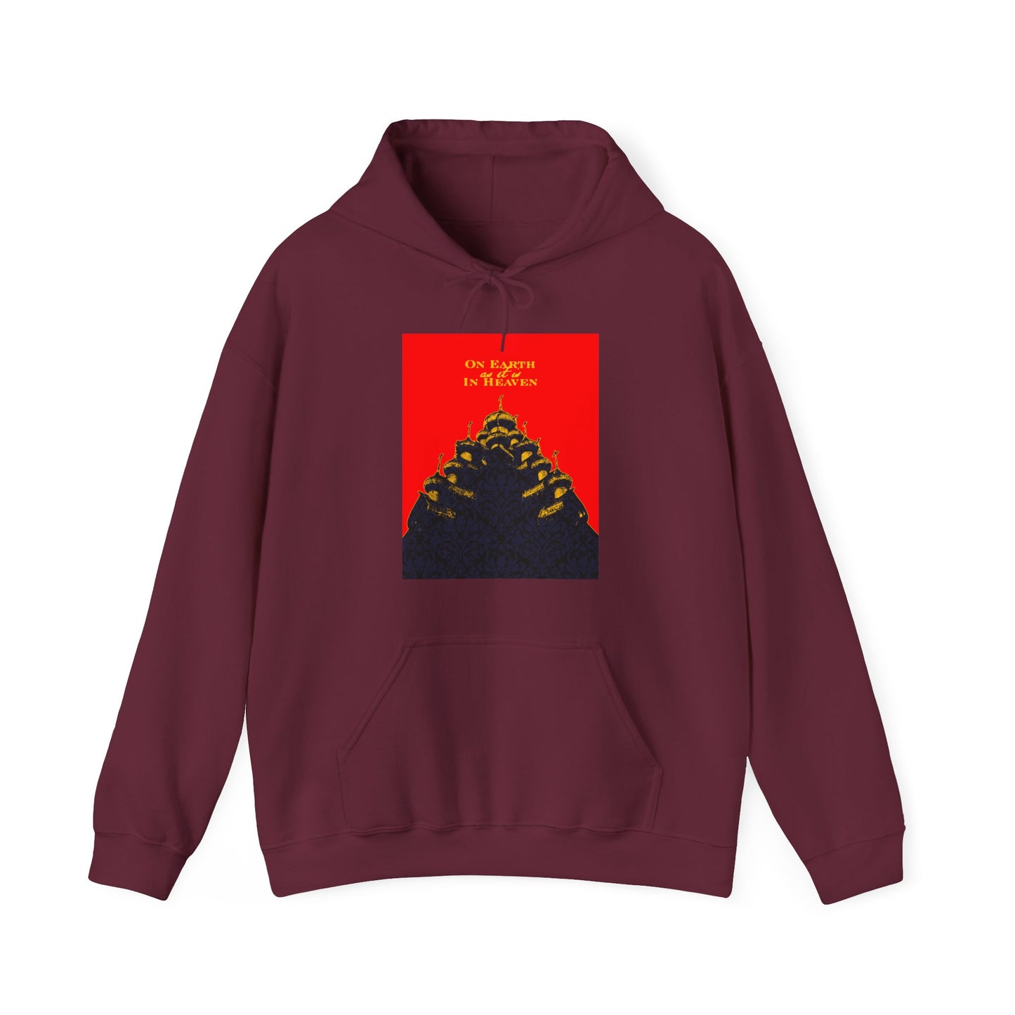 The Church: On Earth As It Is In Heaven | Lord's Prayer | Ancient Russian Wooden Church Design | Orthodox Christian Hoodie