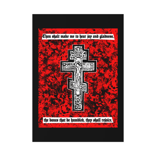 The Bones That Be Humbled (Psalm 50/51) No. 1 | Orthodox Christian Art Poster