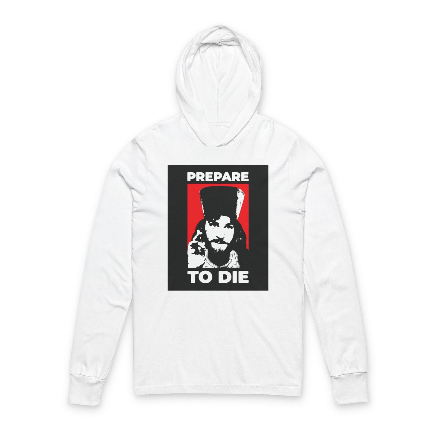 Prepare to Die | Remember You Will Die | Inigo Montoya as Orthodox Priest Giving a Blessing | Princess Bride | Orthodox Long Sleeve Hooded Shirt