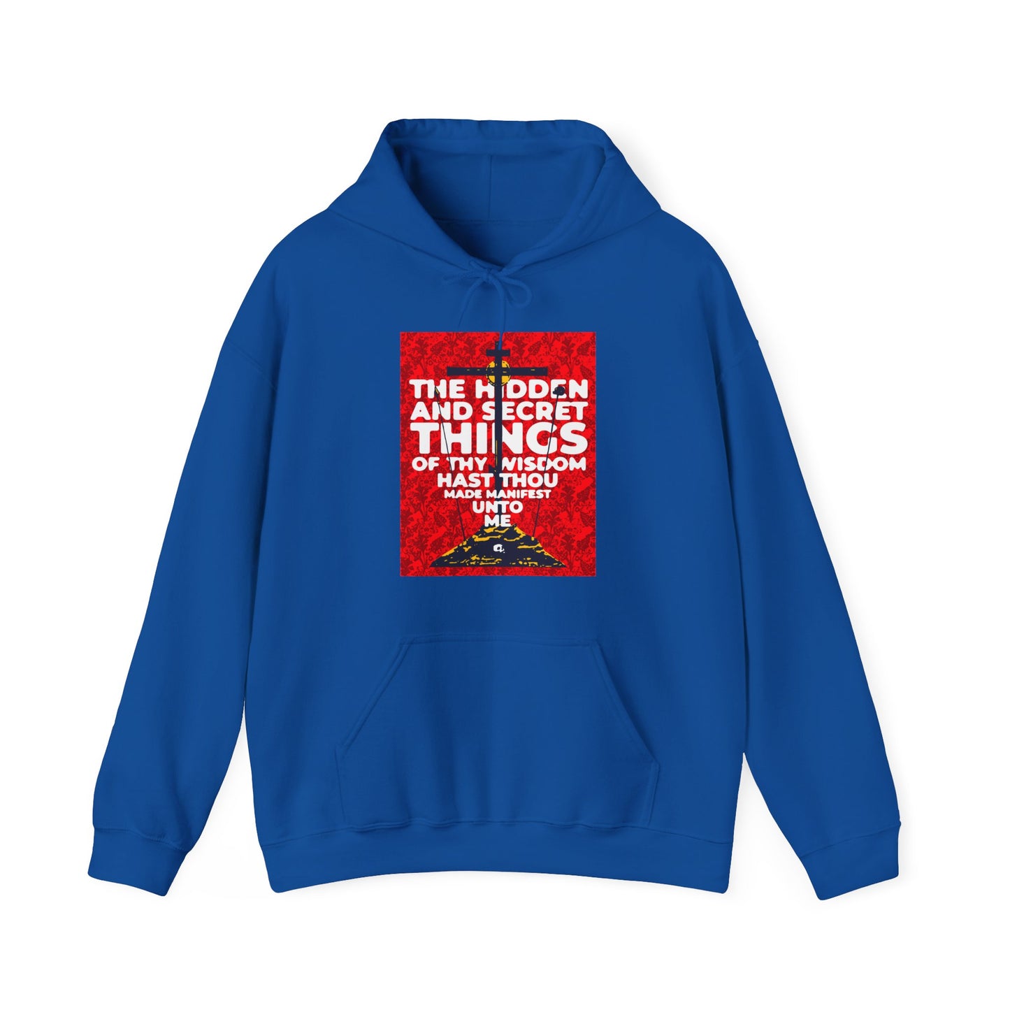 The Hidden and Secret Things of Thy Wisdom (Psalm 50/51) | Golgotha Cross | Skull of Adam | Orthodox Christian Hoodie