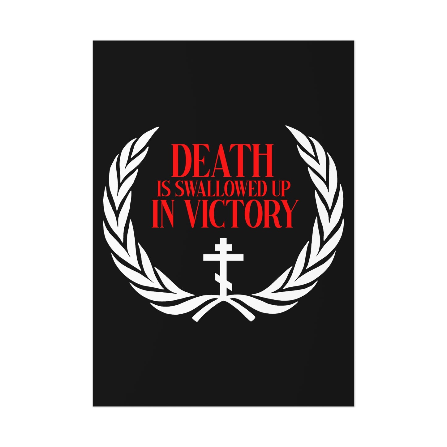 Death is Swallowed Up In Victory No. 2 | Orthodox Christian Art Poster