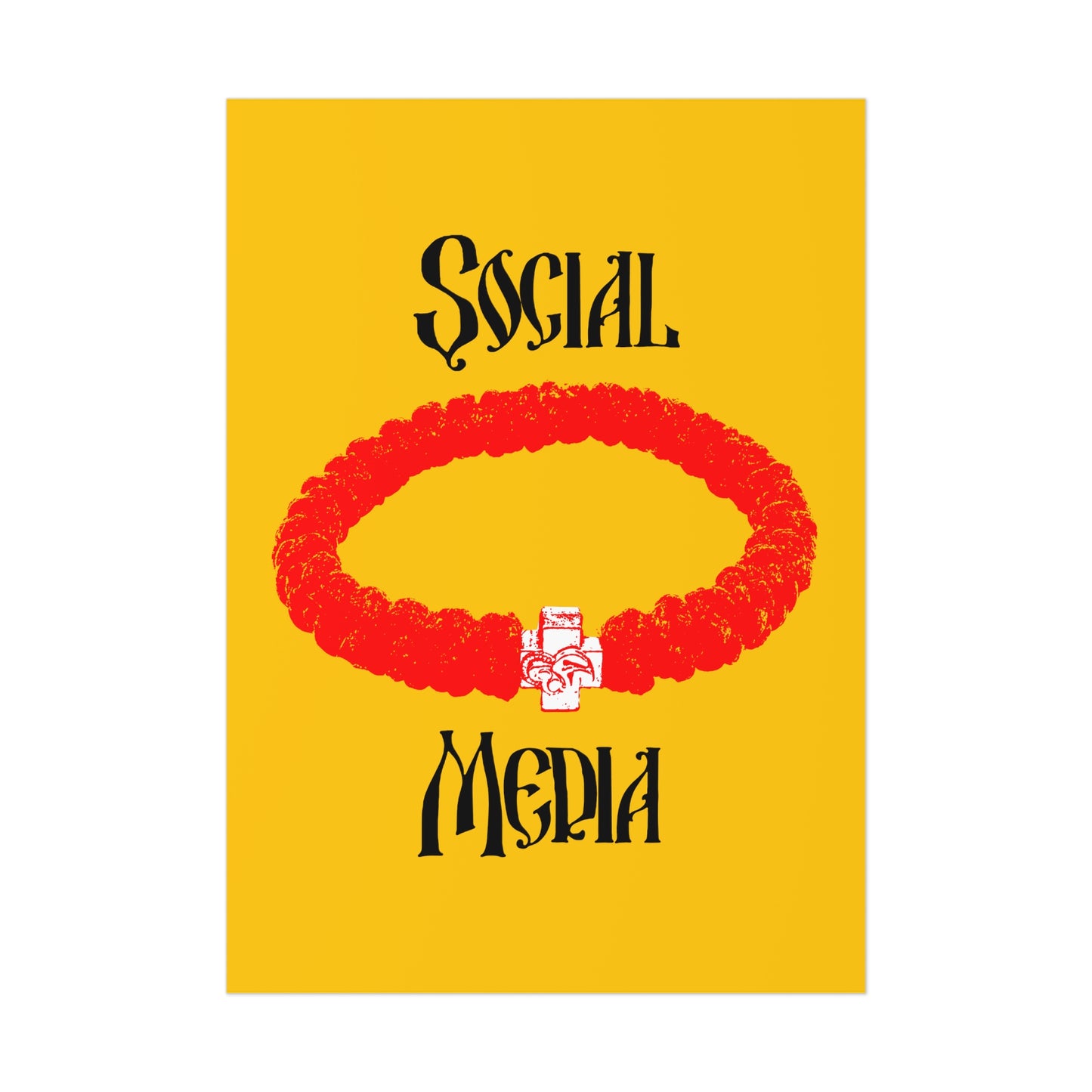 Social Media No. 2 (Prayer Rope) | Orthodox Christian Art Poster