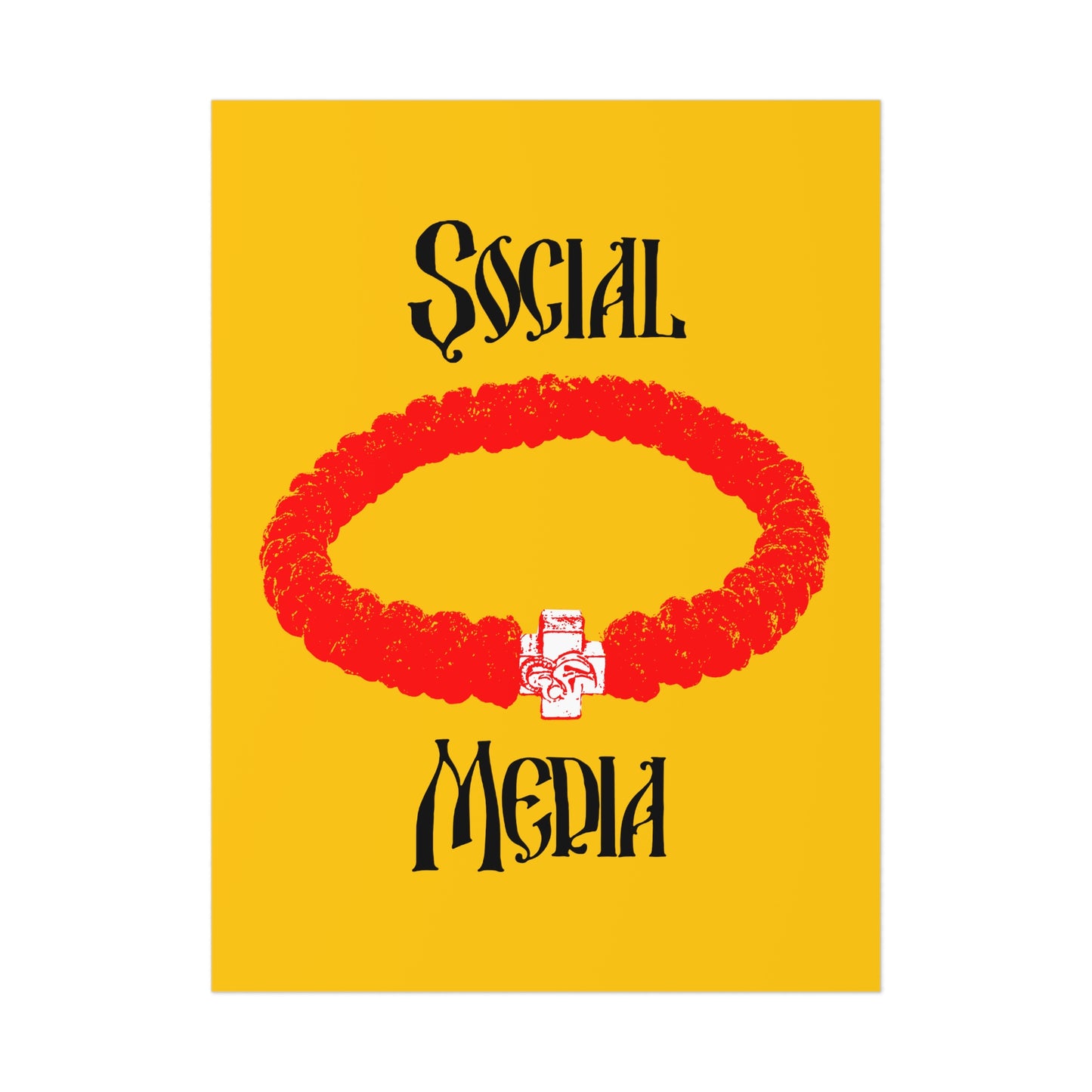 Social Media No. 2 (Prayer Rope) | Orthodox Christian Art Poster