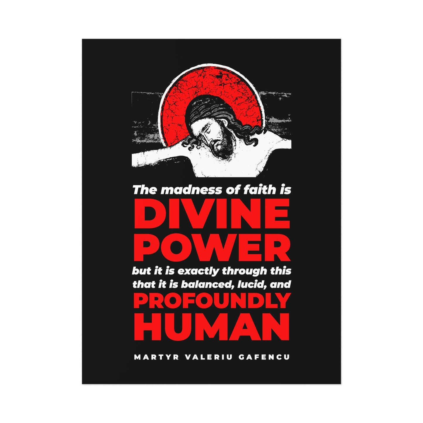 The Madness of Faith No. 1 |  Orthodox Christian Art Poster