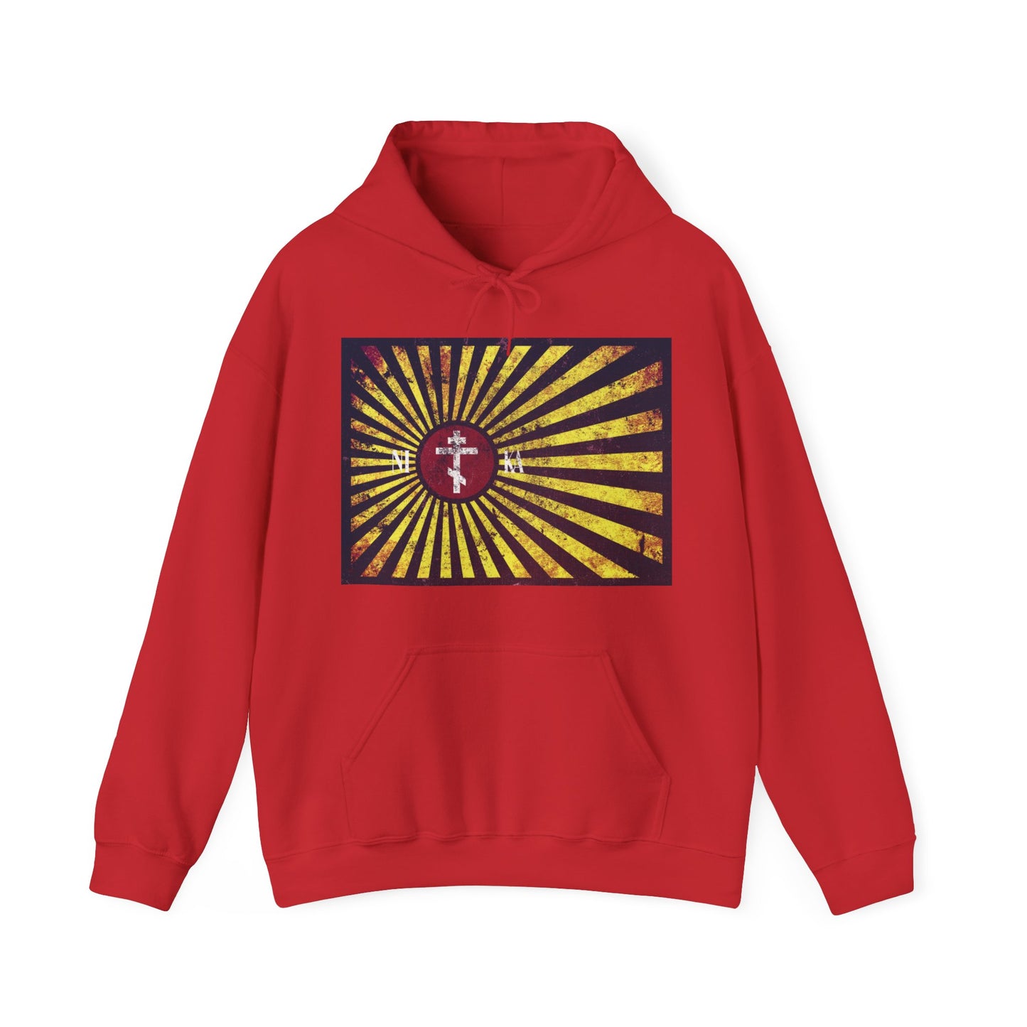 NIKA Cross Flag No. 1 | Orthodox Christian Hoodie / Hooded Sweatshirt
