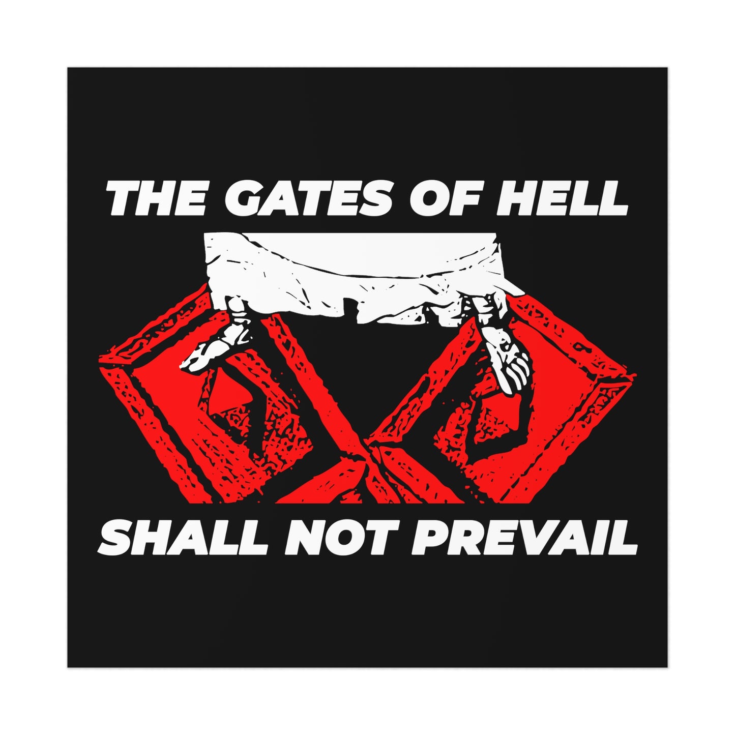 The Gates of Hell Shall Not Prevail No. 2 |  Orthodox Christian Art Poster
