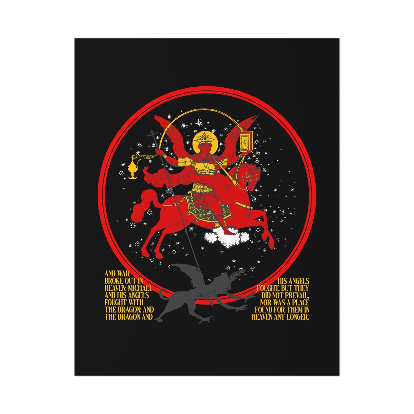 Archangel Michael of the Apocalypse No. 1 | Orthodox Christian Art Poster