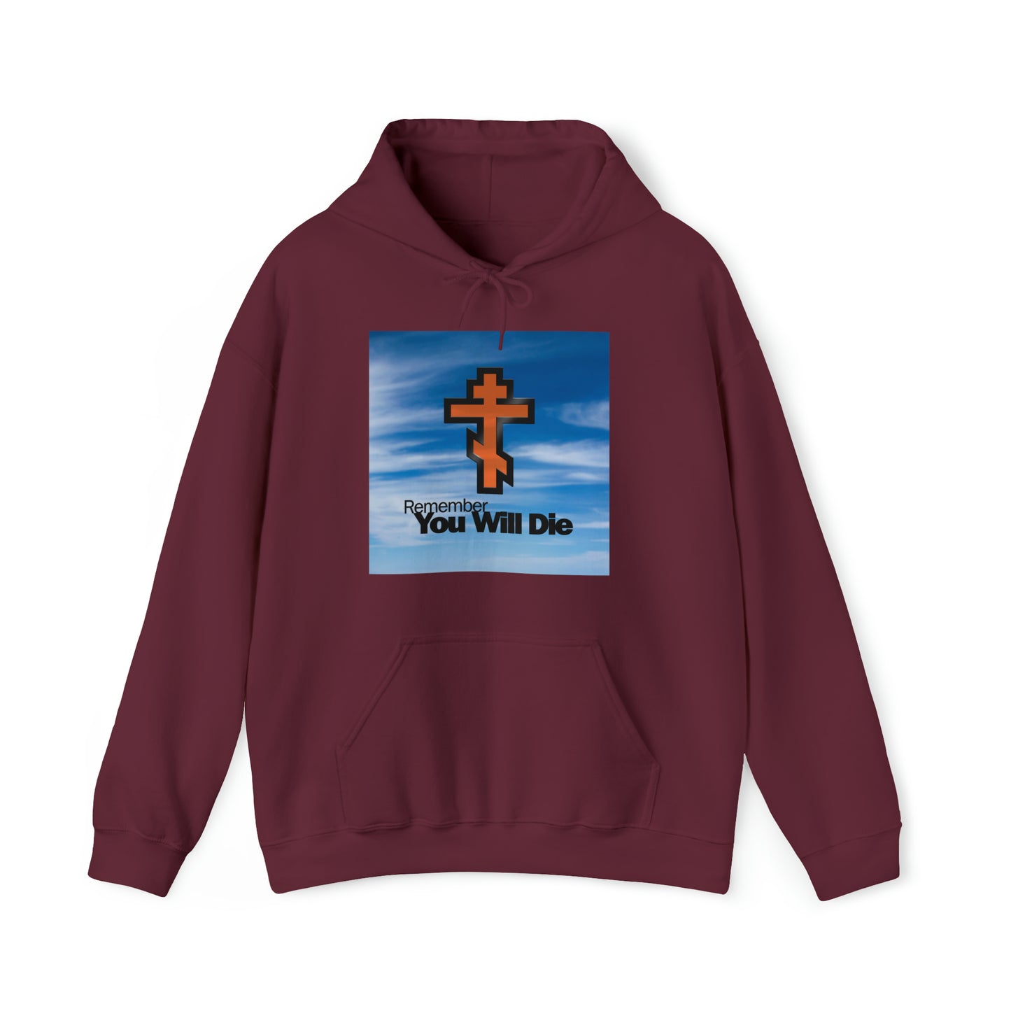 Remember You Will Die MS Windows No. 1  | Orthodox Christian Hoodie / Hooded Sweatshirt