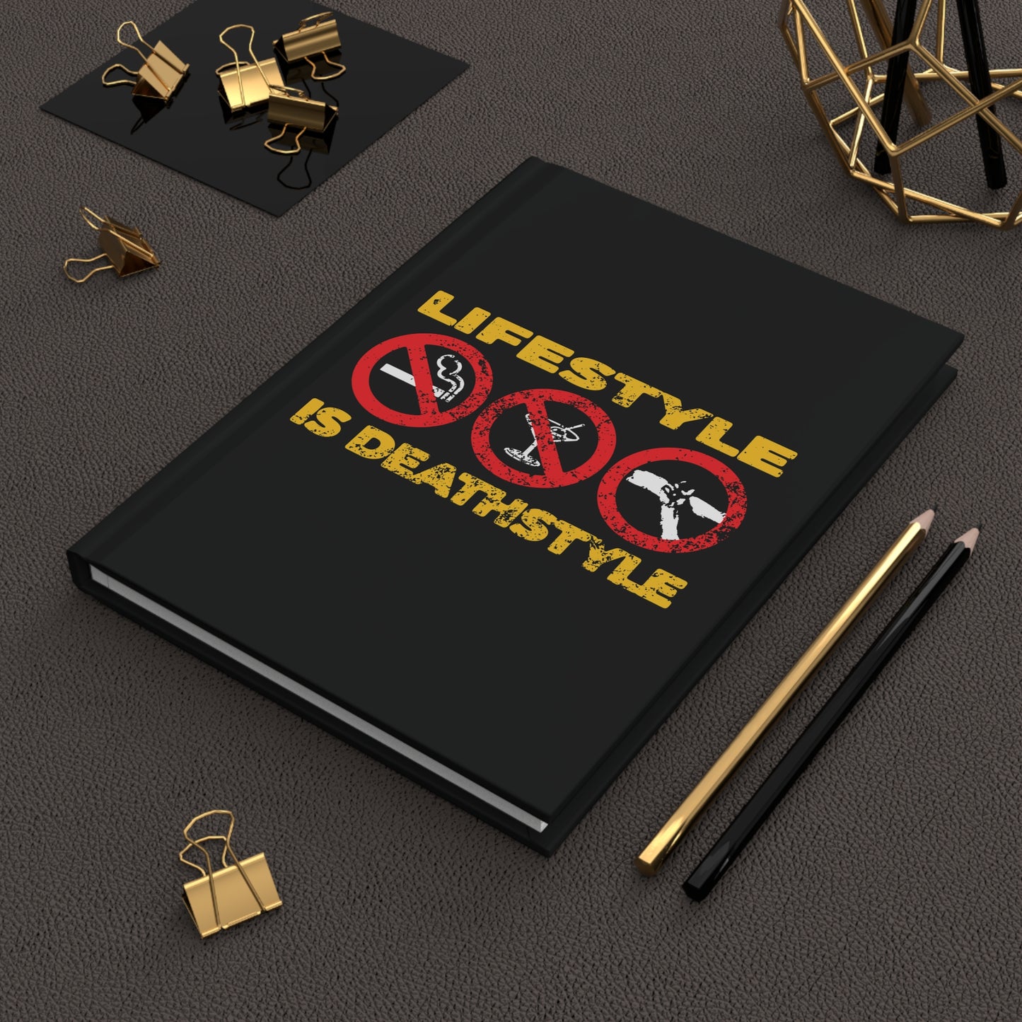 Lifestyle is Deathstyle No. 2 | Orthodox Christian Accessory | Hardcover Journal