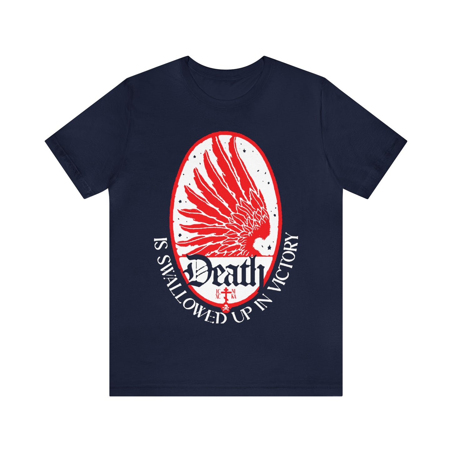 Death is Swallowed Up In Victory No. 3 (1 Cor 15:54) | Orthodox Christian T-Shirt