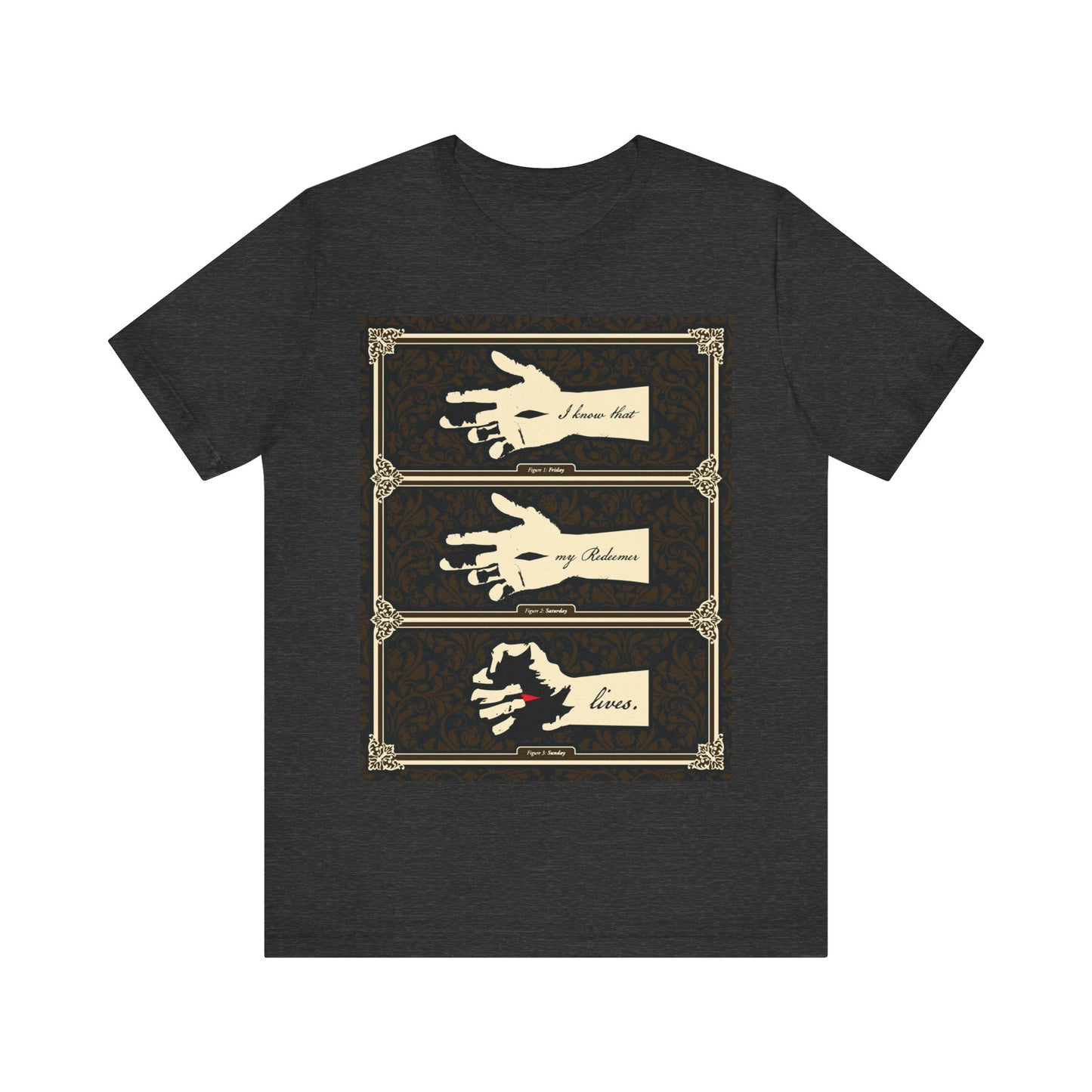 I Know That My Redeemer Lives (Job 19:25) No. 1 | Orthodox Christian T-Shirt