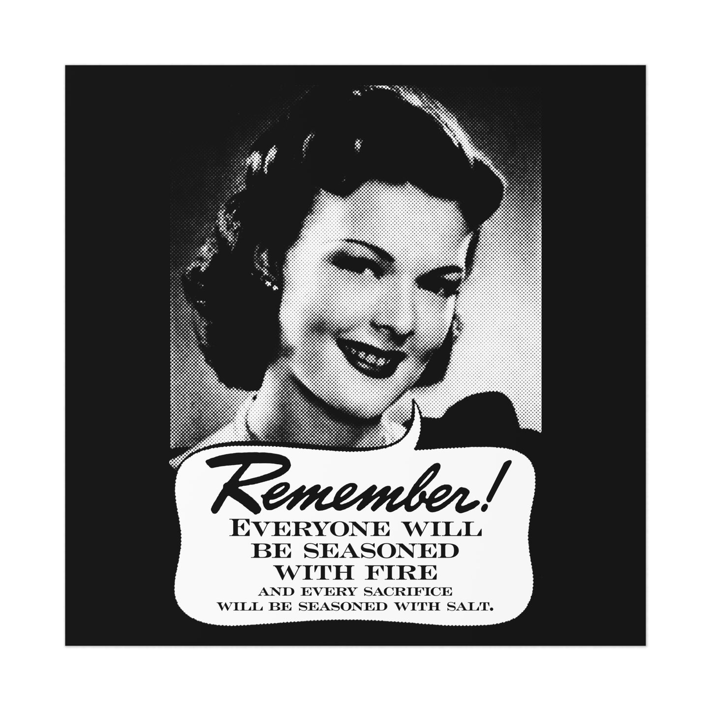 Everyone Will Be Seasoned With Fire (Mark 9:49) No. 1 |  Orthodox Christian Art Poster