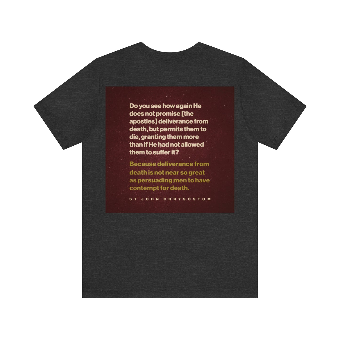Do Not Fear Those Who Kill the Body No. 1 | Orthodox Christian Double-Sided T-Shirt
