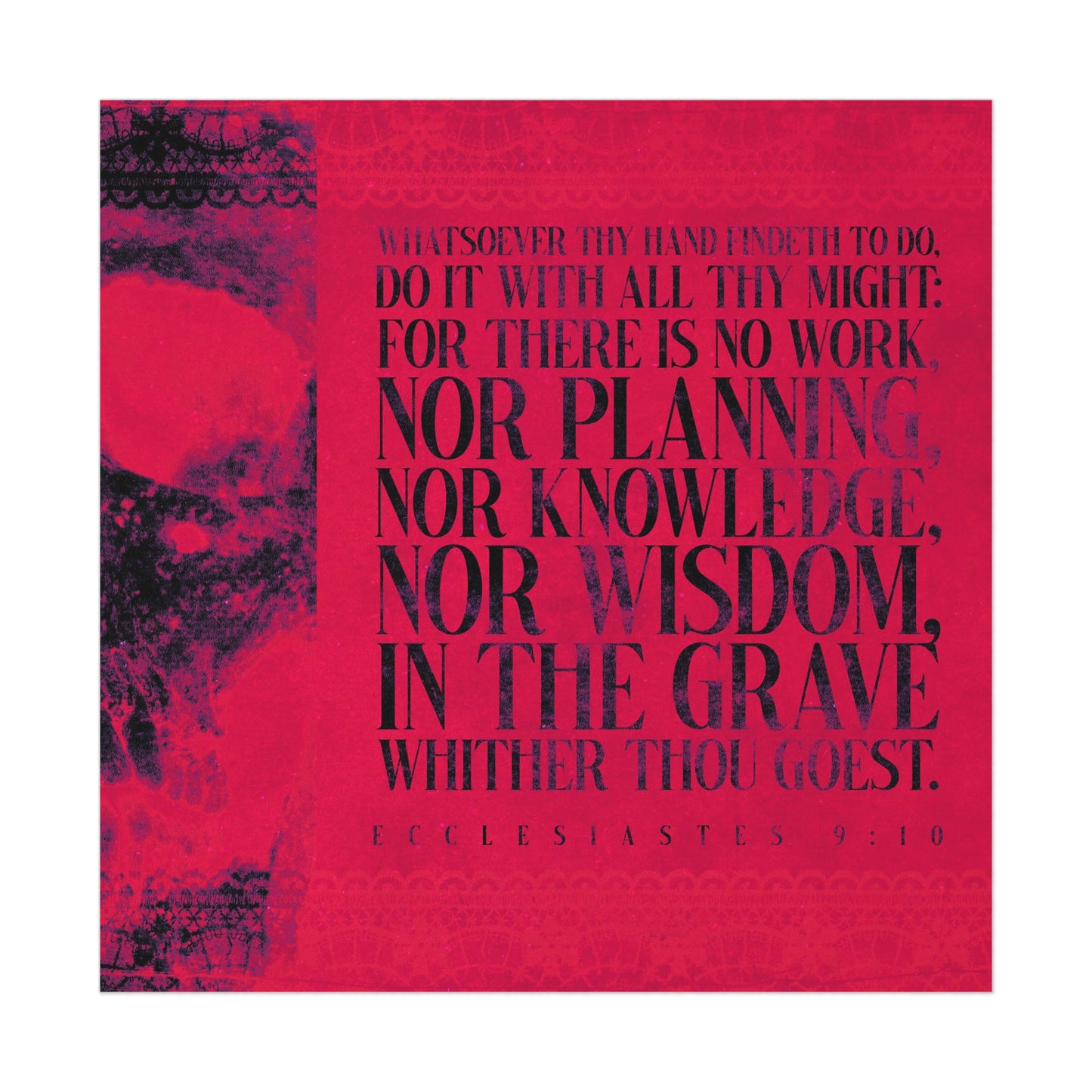 Whatsoever Thy Hand Findeth to Do No. 1 | Orthodox Christian Art Poster