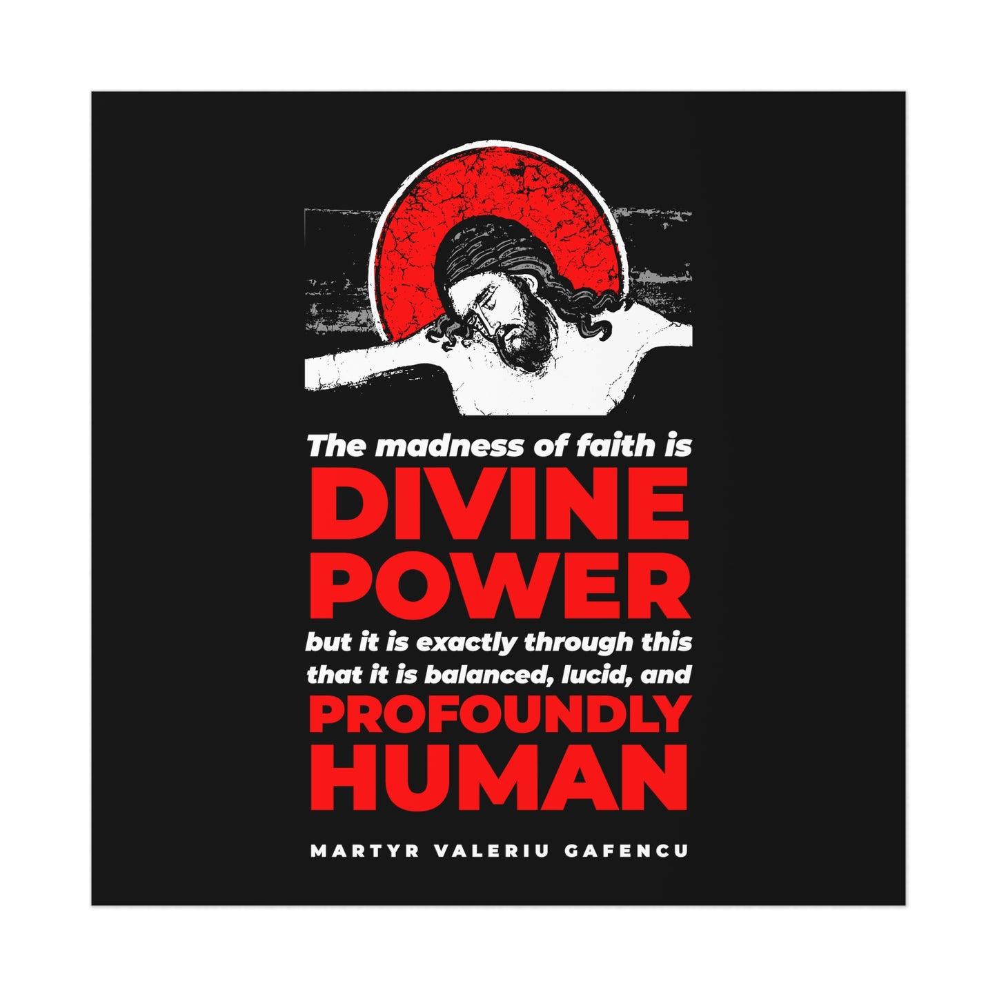 The Madness of Faith No. 1 |  Orthodox Christian Art Poster