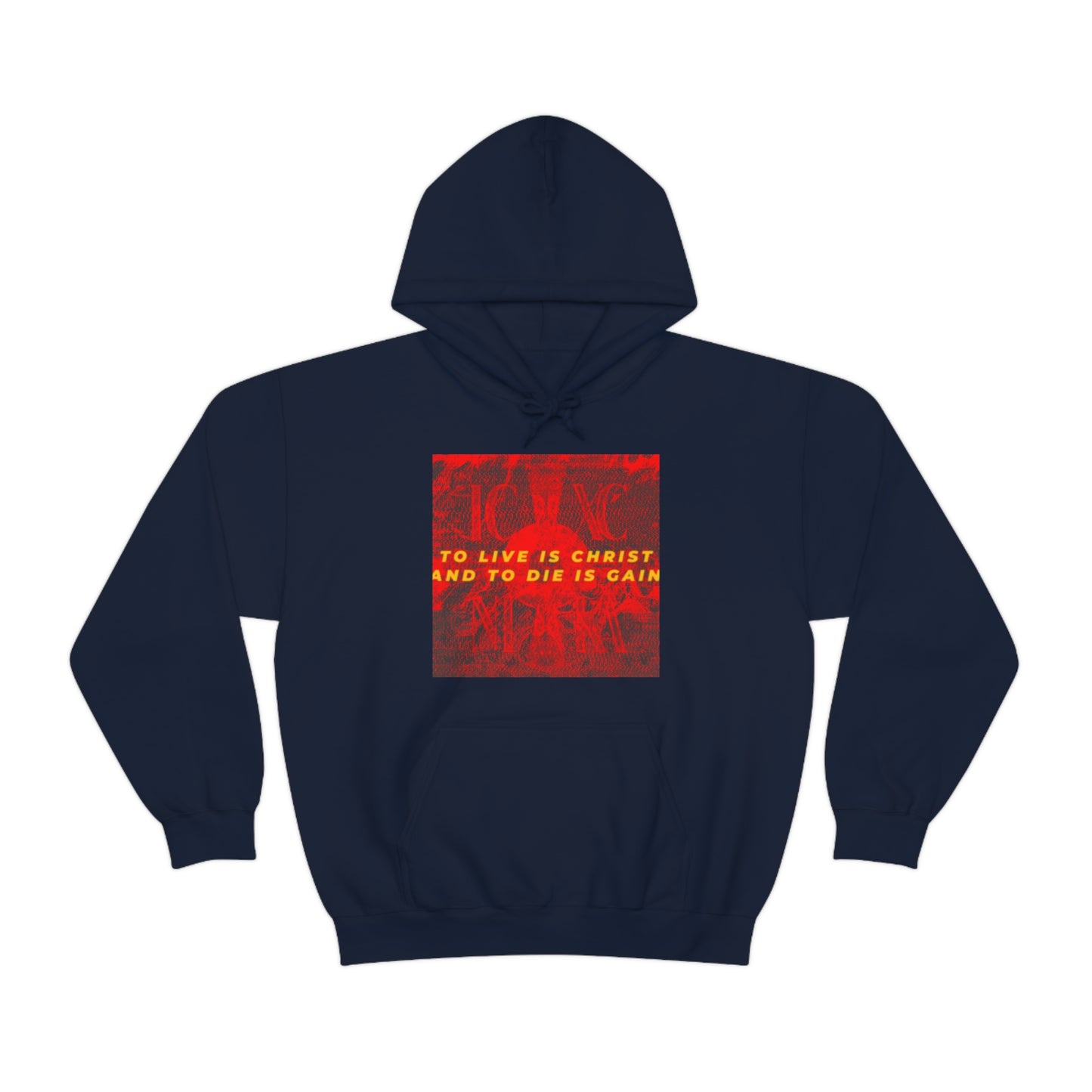 To Live is Christ, and to Die is Gain No. 1 | Orthodox Christian Hoodie / Hooded Sweatshirt