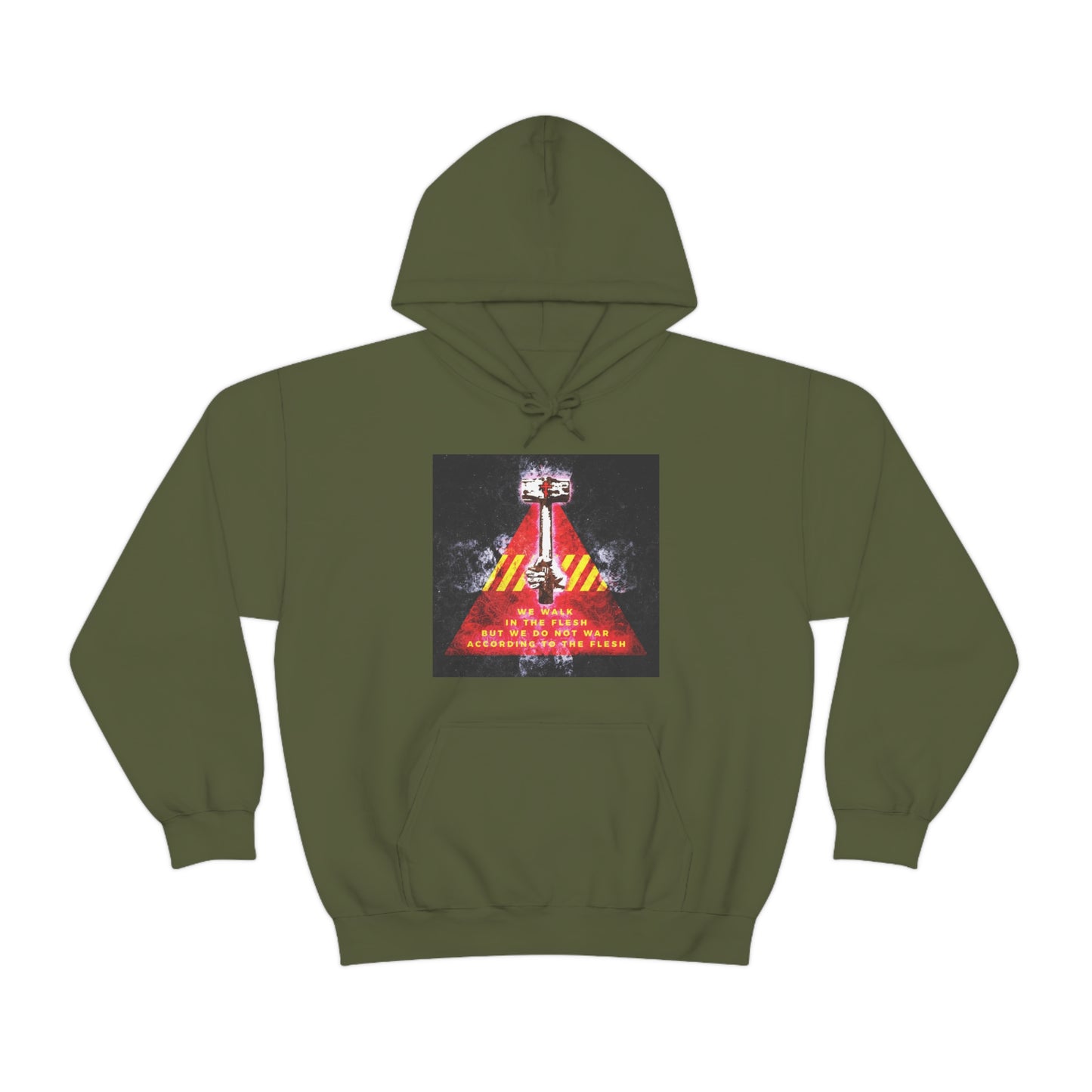 We Do Not War According to the Flesh No. 2 | Orthodox Christian Hoodie / Hooded Sweatshirt