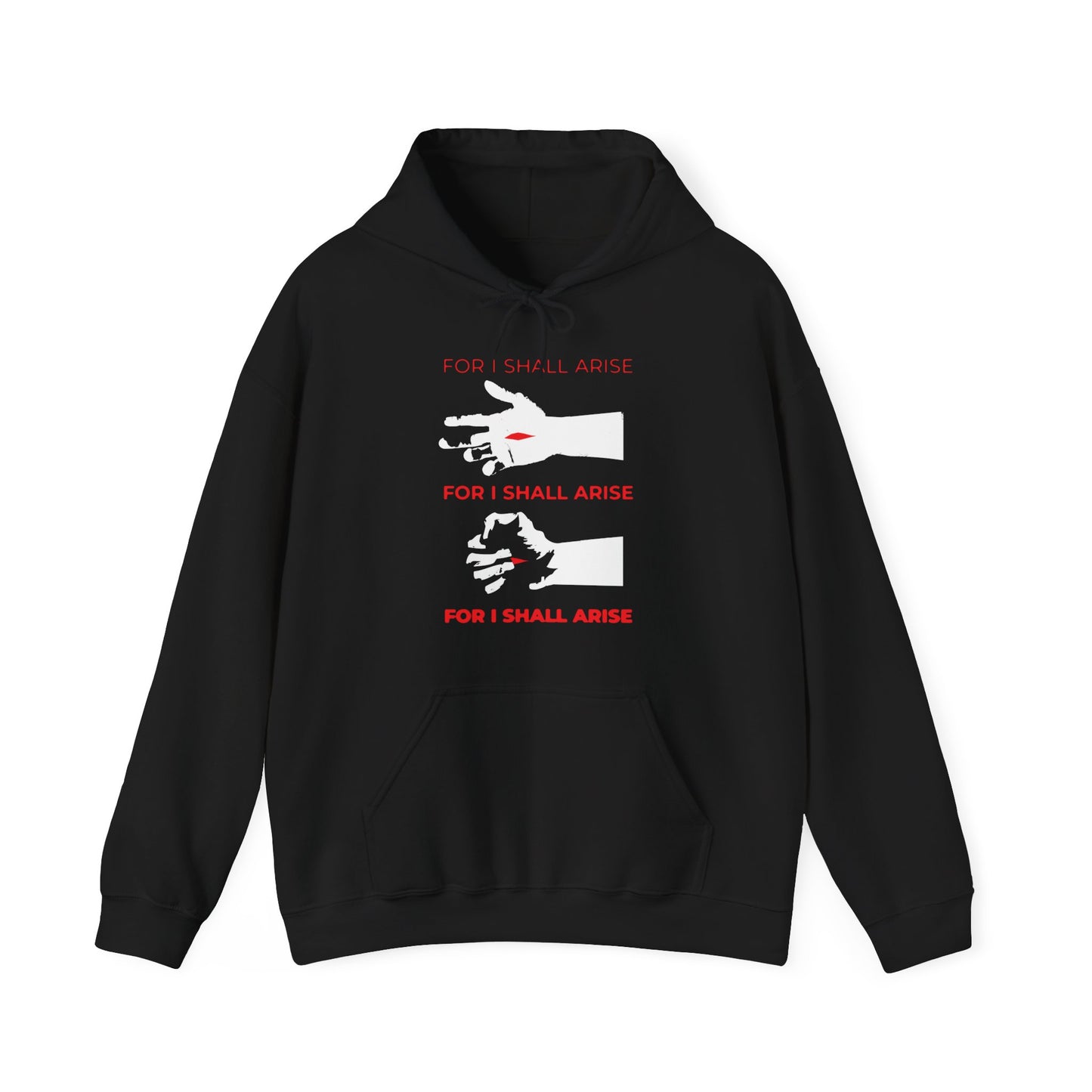 For I Shall Arise (Canon of Holy Saturday) No. 1 | Orthodox Christian Hoodie / Hooded Sweatshirt
