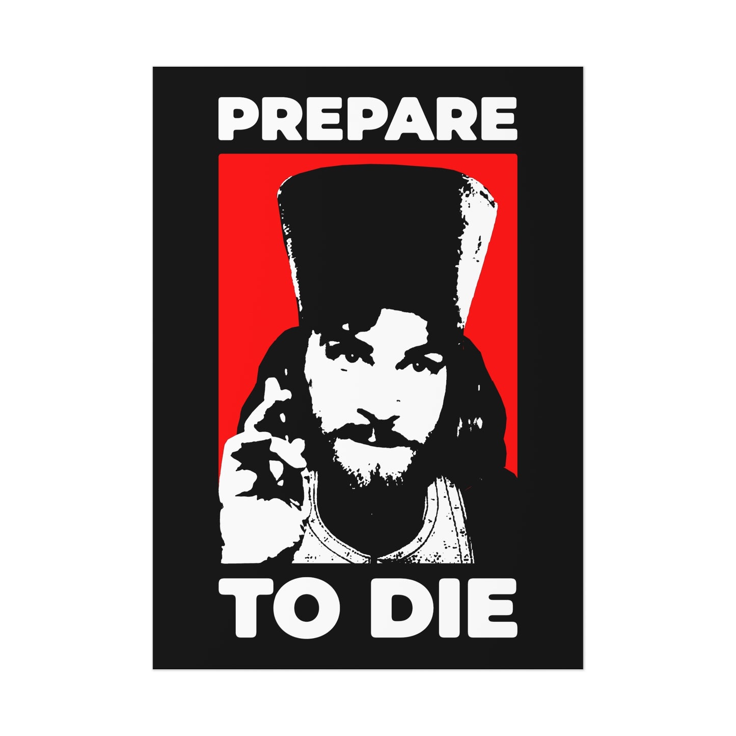 Prepare to Die | Remember You Will Die | Inigo Montoya as Orthodox Priest Giving a Blessing | Princess Bride | Orthodox Christian Art Poster