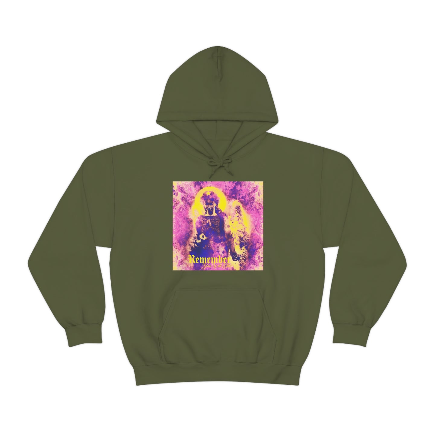 Remember You Will Die: Angel Design No. 1 | Orthodox Christian Hoodie / Hooded Sweatshirt