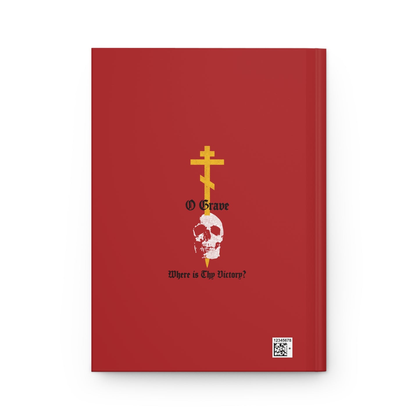 O Grave, Where Is Thy Victory? No. 1 (1 Cor 15:55) | Orthodox Christian Accessory | Hardcover Journal