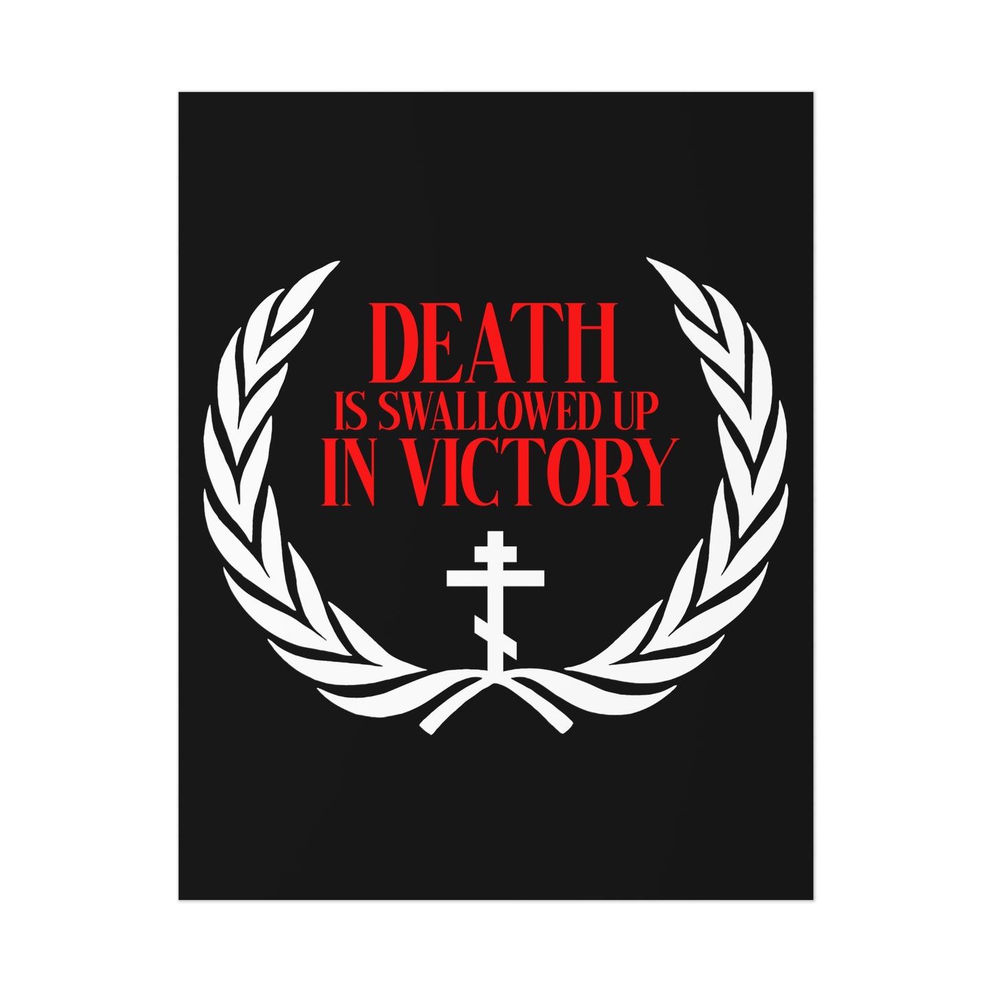 Death is Swallowed Up In Victory No. 2 | Orthodox Christian Art Poster