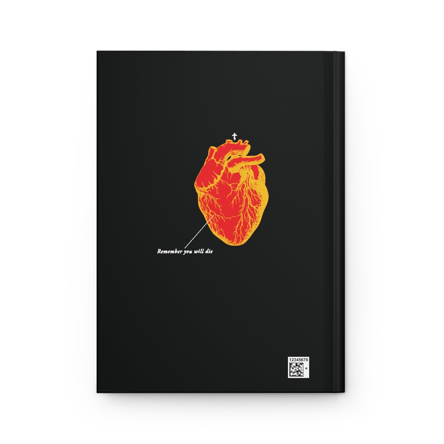 Remember You Will Die Heart Design No. 2 | Orthodox Christian Accessory | Hardcover Journal