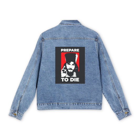 Prepare to Die | Remember You Will Die | Inigo Montoya as Orthodox Priest Giving a Blessing | Orthodox Christian Blue Denim Jacket