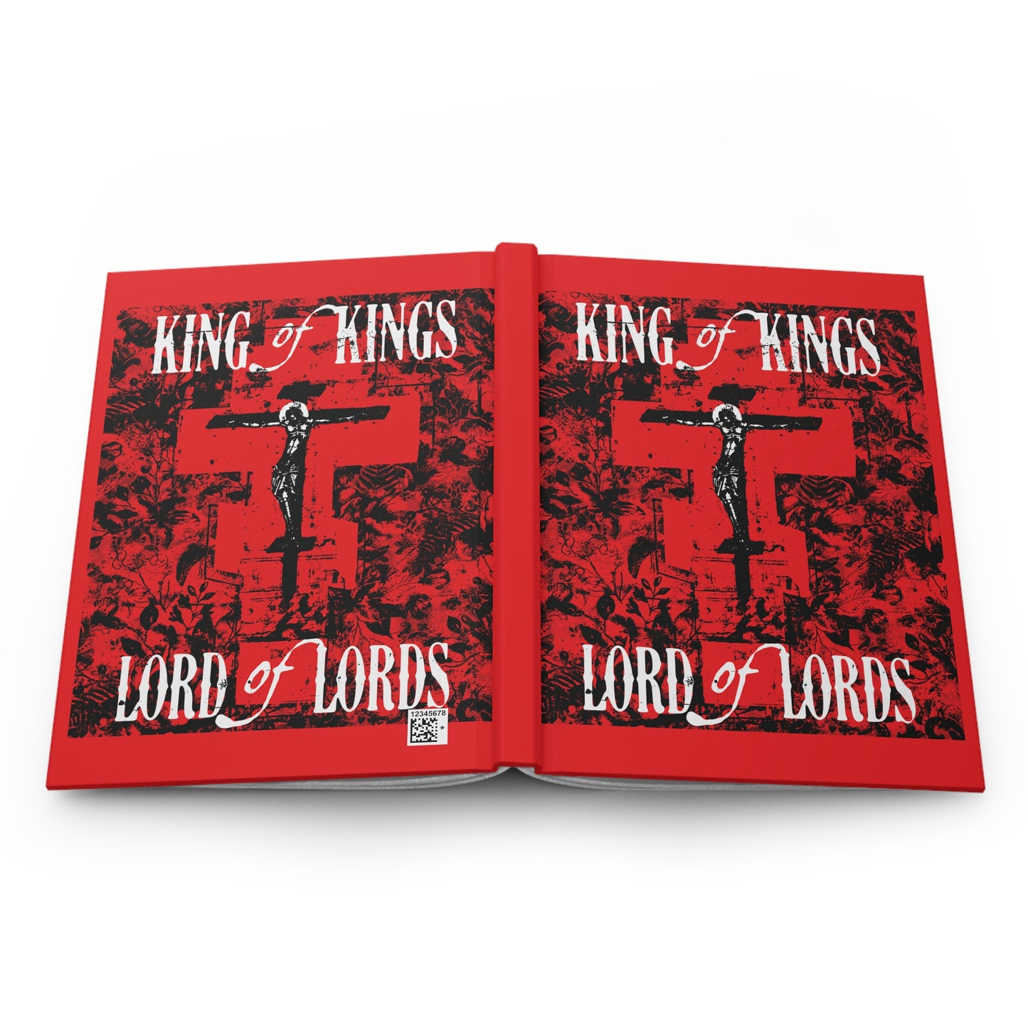King of Kings, Lord of Lords (Jesus Christ Crucifix IconoGraphic) No. 1 | Orthodox Christian Hardcover Blank Journal