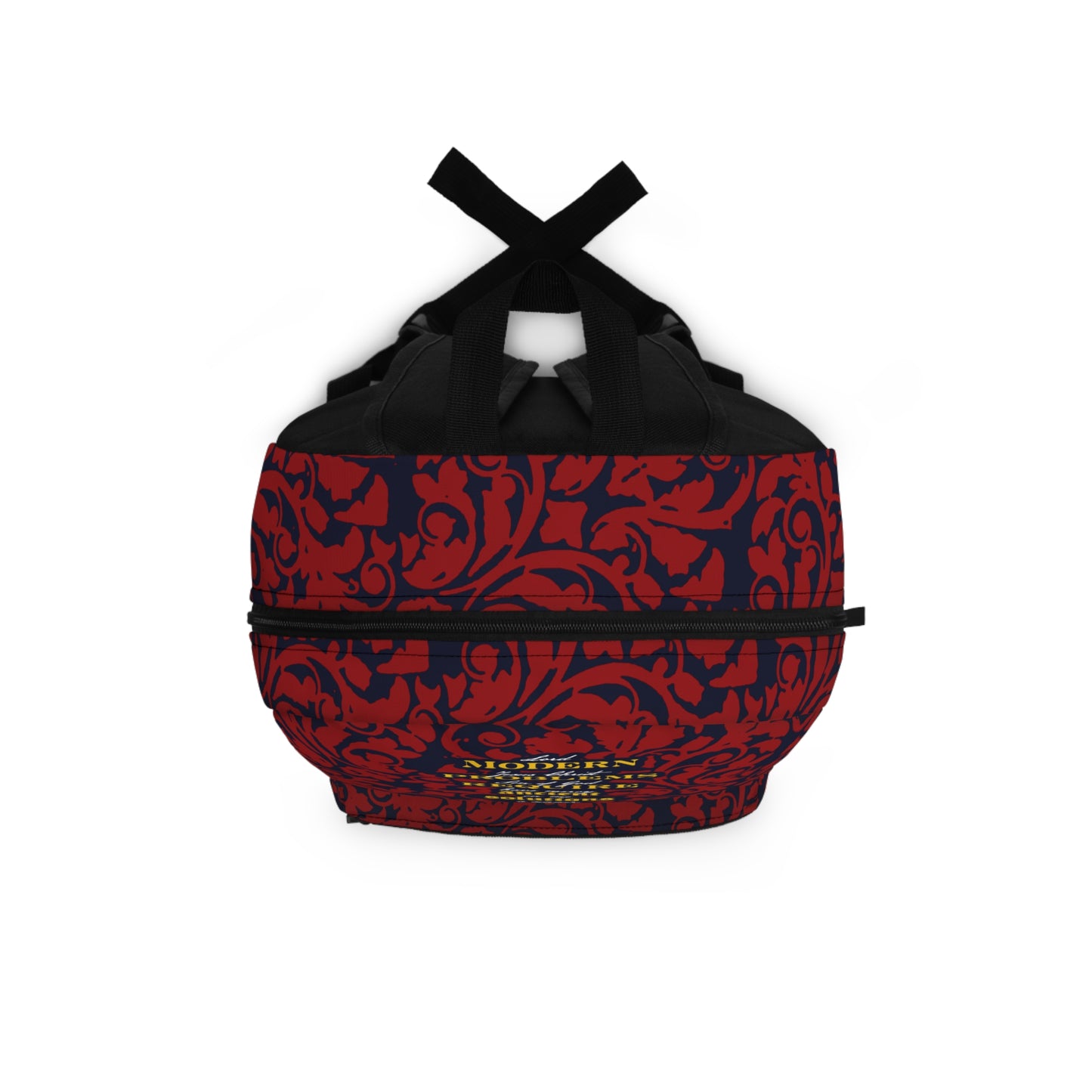 Modern Problems Require Ancient Solutions (Jesus Prayer, Floral Background) No. 2 | Orthodox Christian Art Backpack