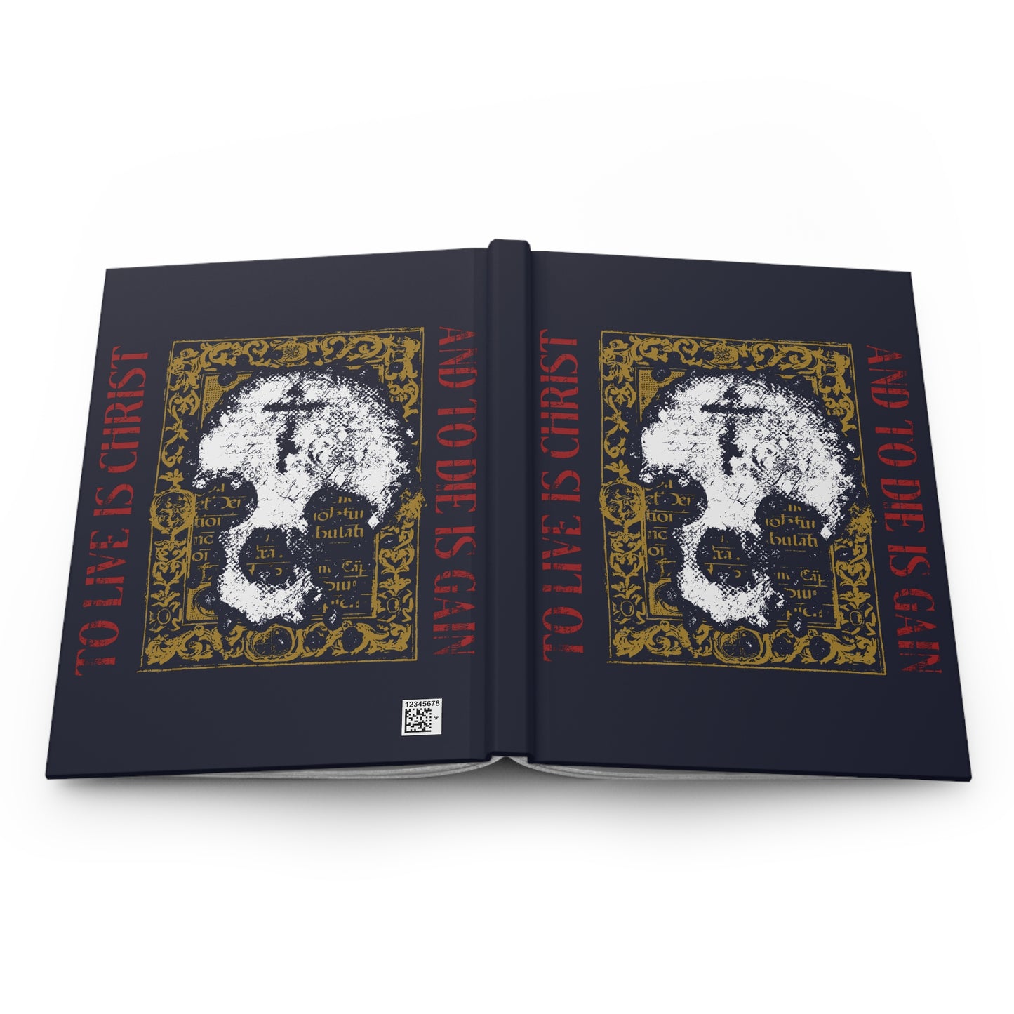 To Live is Christ, and to Die is Gain No. 3 (St. Paul: Philippians 1:21) | Orthodox Christian Hardcover Journal