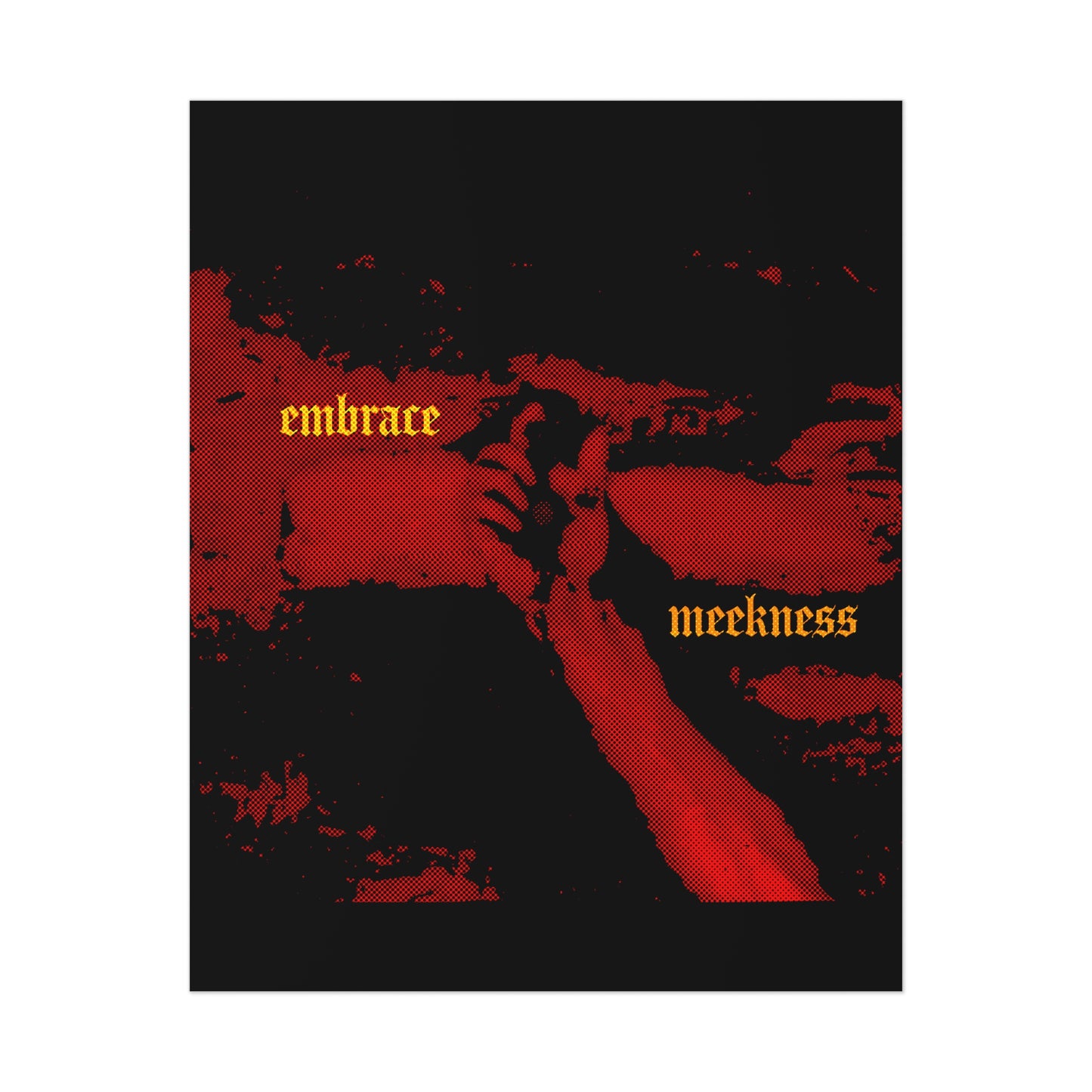 Embrace Meekness No. 1 | Orthodox Christian Art Poster