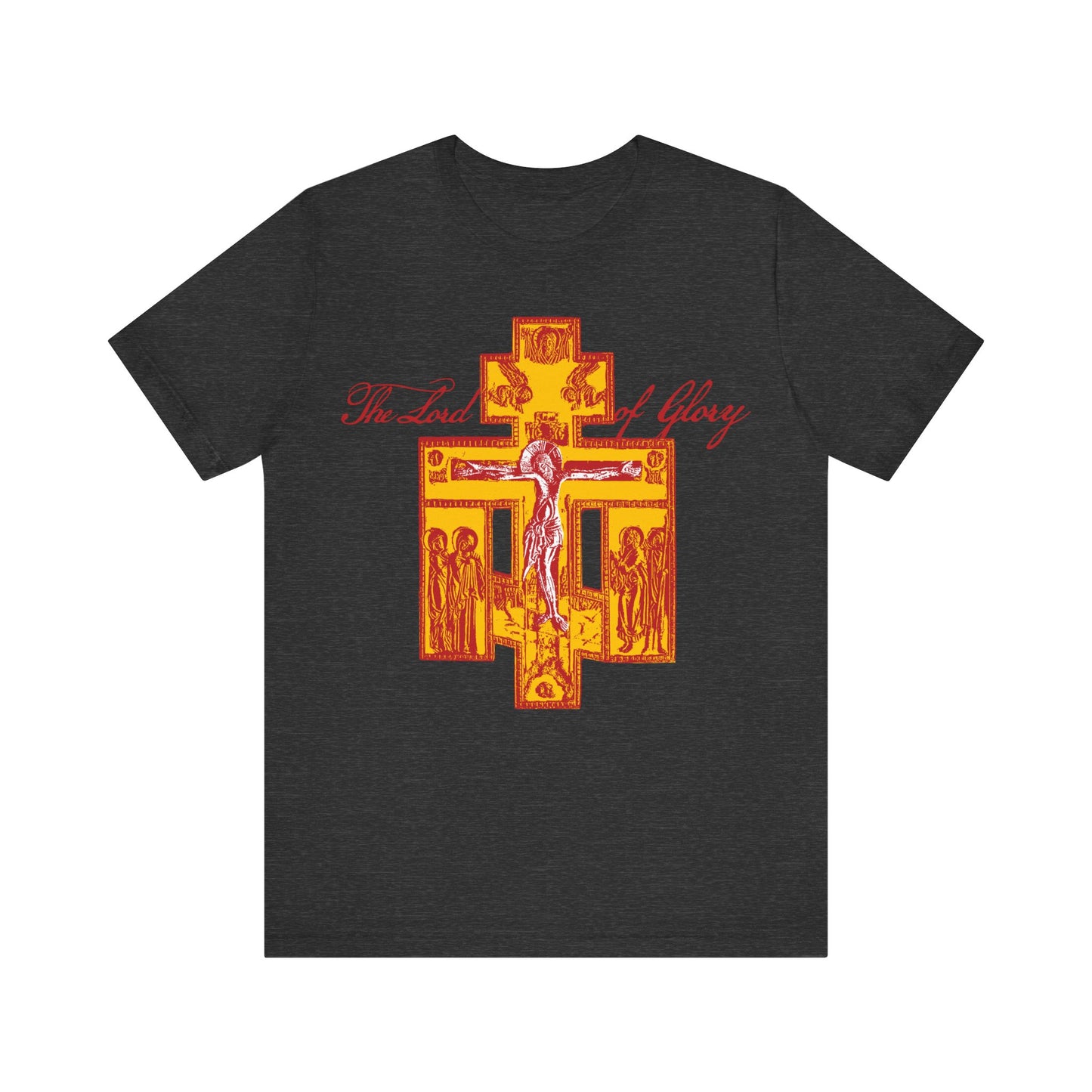 The Lord of Glory | Russian Golgotha Crucifix IconoGraphic | 1 Corinthians 2:8 | Orthodox Christian T-Shirt