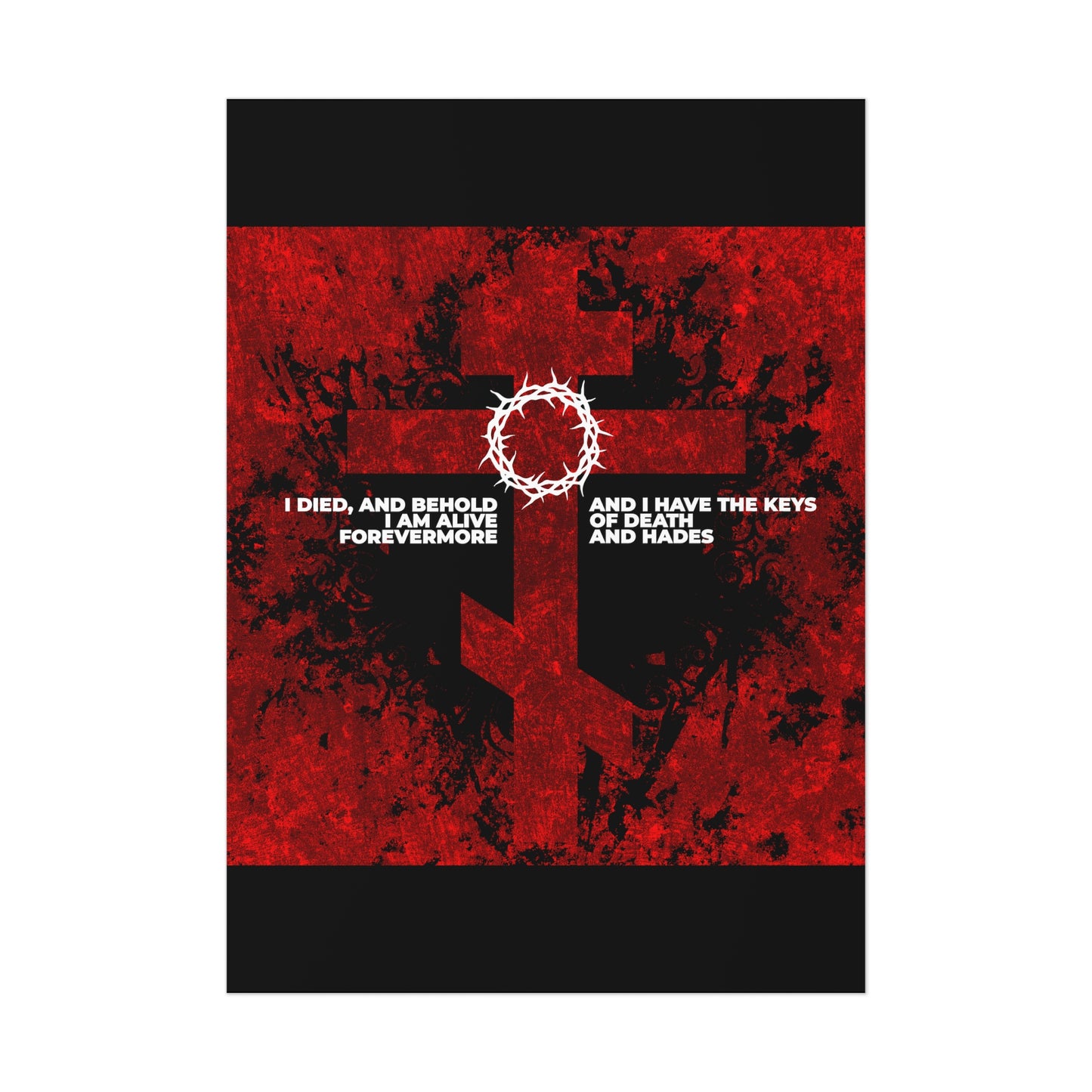 I Am Alive Forevermore No. 2 | Orthodox Christian Art Poster
