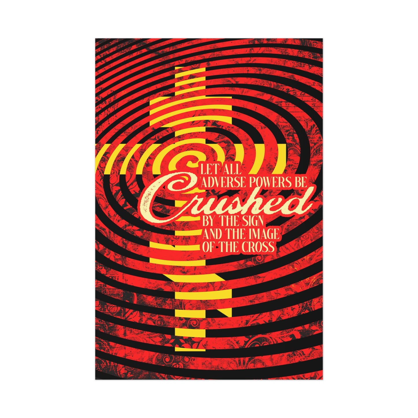 Let All Adverse Powers Be Crushed No. 2 | Orthodox Christian Art Poster