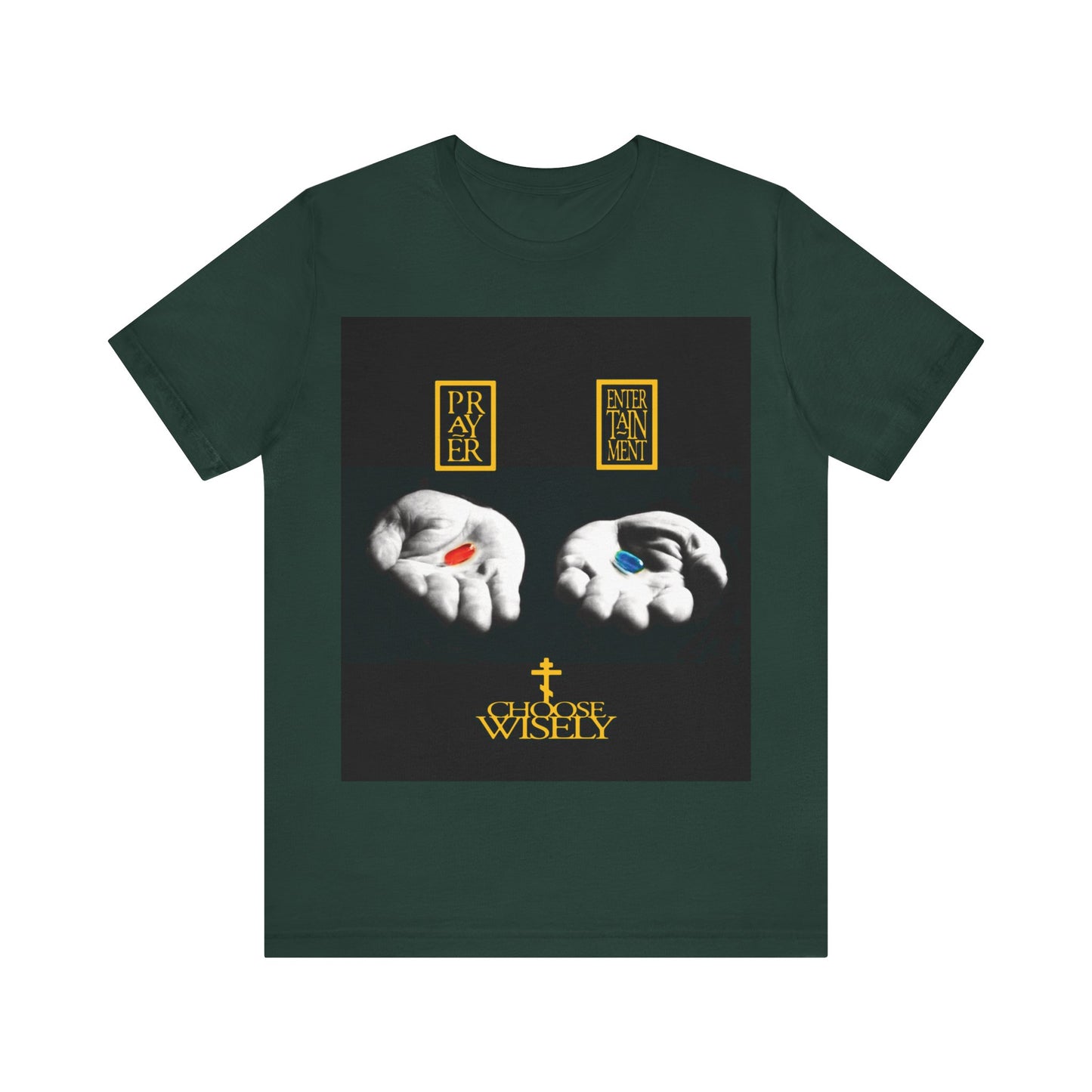 Red Pill Blue Pill (Choose Wisely) No. 1 | Orthodox Christian T-Shirt
