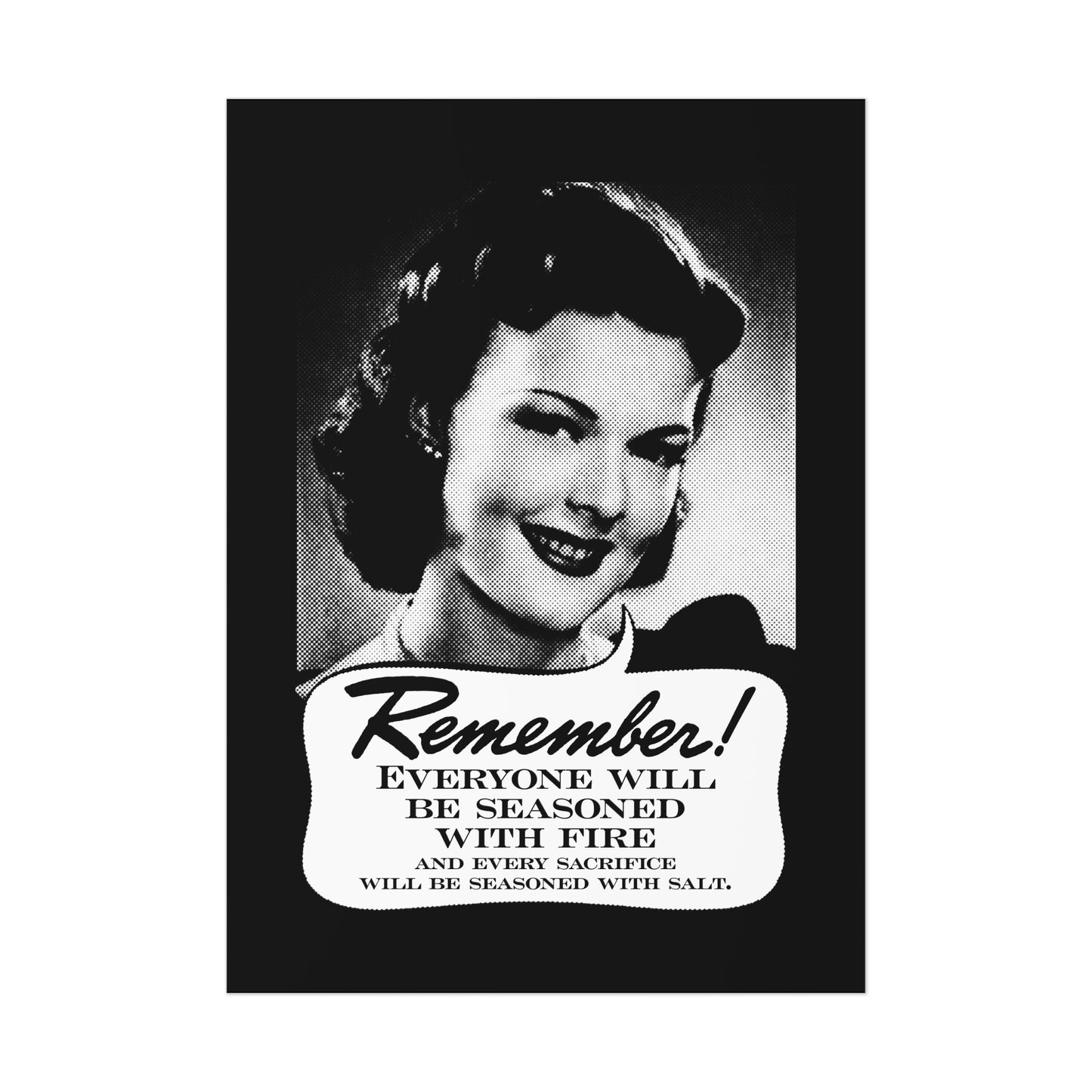 Everyone Will Be Seasoned With Fire (Mark 9:49) No. 1 |  Orthodox Christian Art Poster