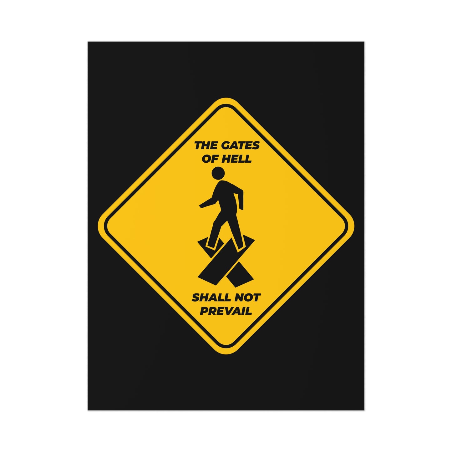 The Gates of Hell Shall Not Prevail No. 1 | Orthodox Christian Art Poster