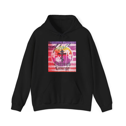 Peace Through Liturgy No. 1 | Orthodox Christian Hoodie / Hooded Sweatshirt