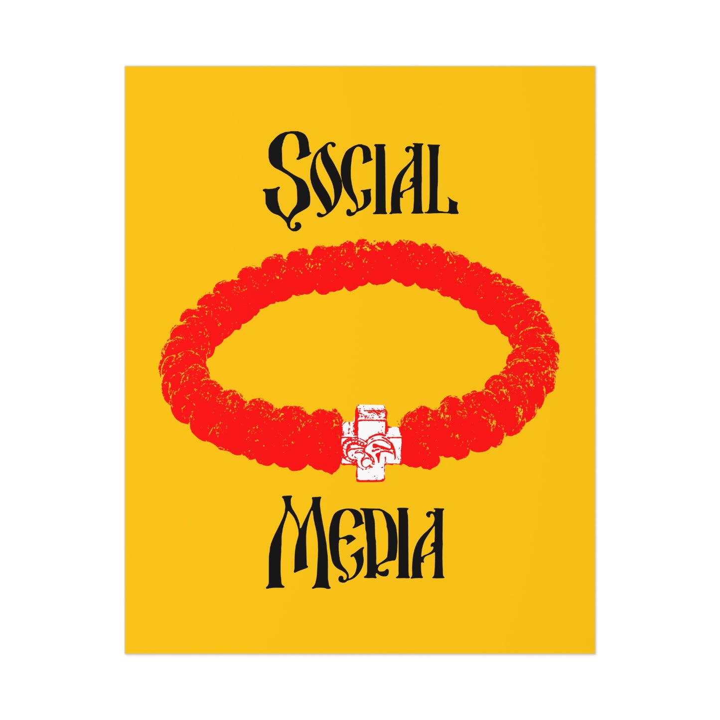 Social Media No. 2 (Prayer Rope) | Orthodox Christian Art Poster